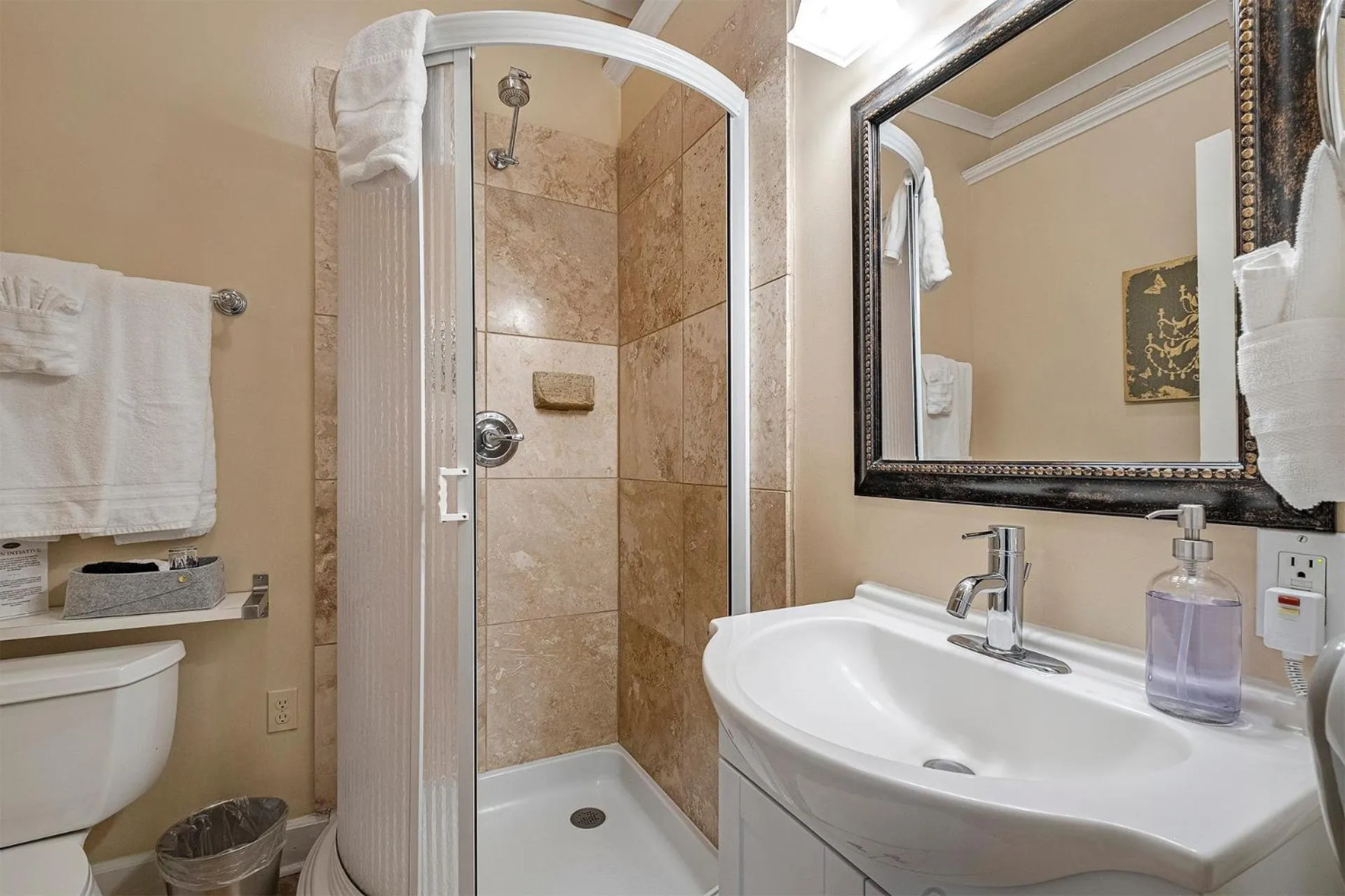 Shower in The Orenco Station Hotel