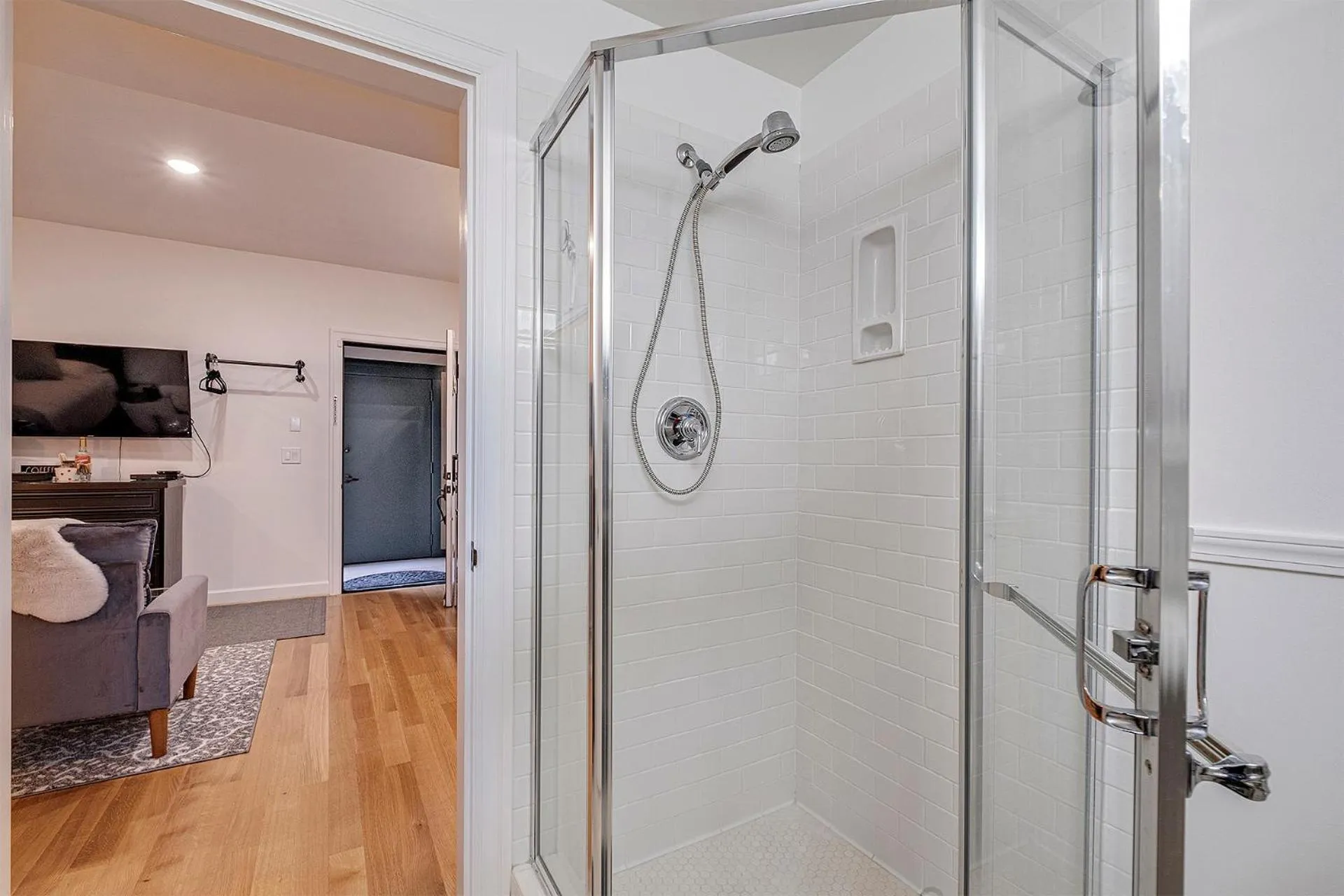 Shower in The Orenco Station Hotel