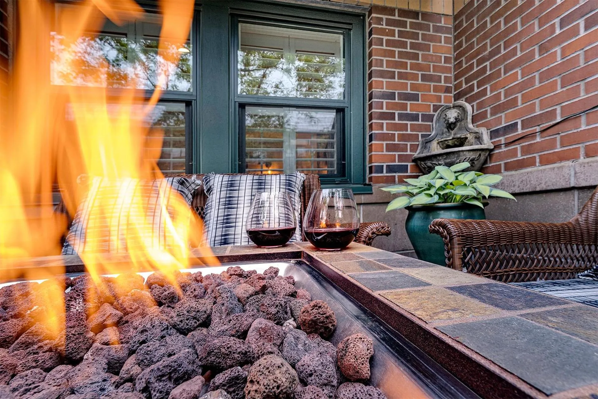 Patio in The Orenco Station Hotel