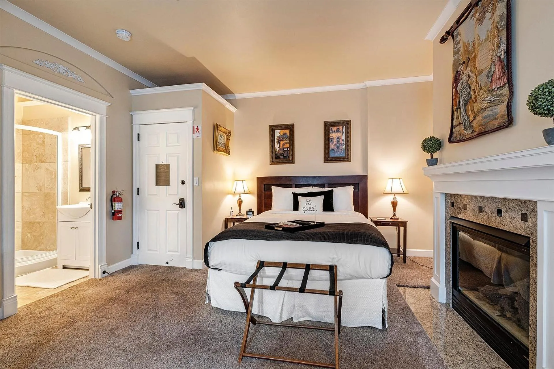 Bed in The Orenco Station Hotel