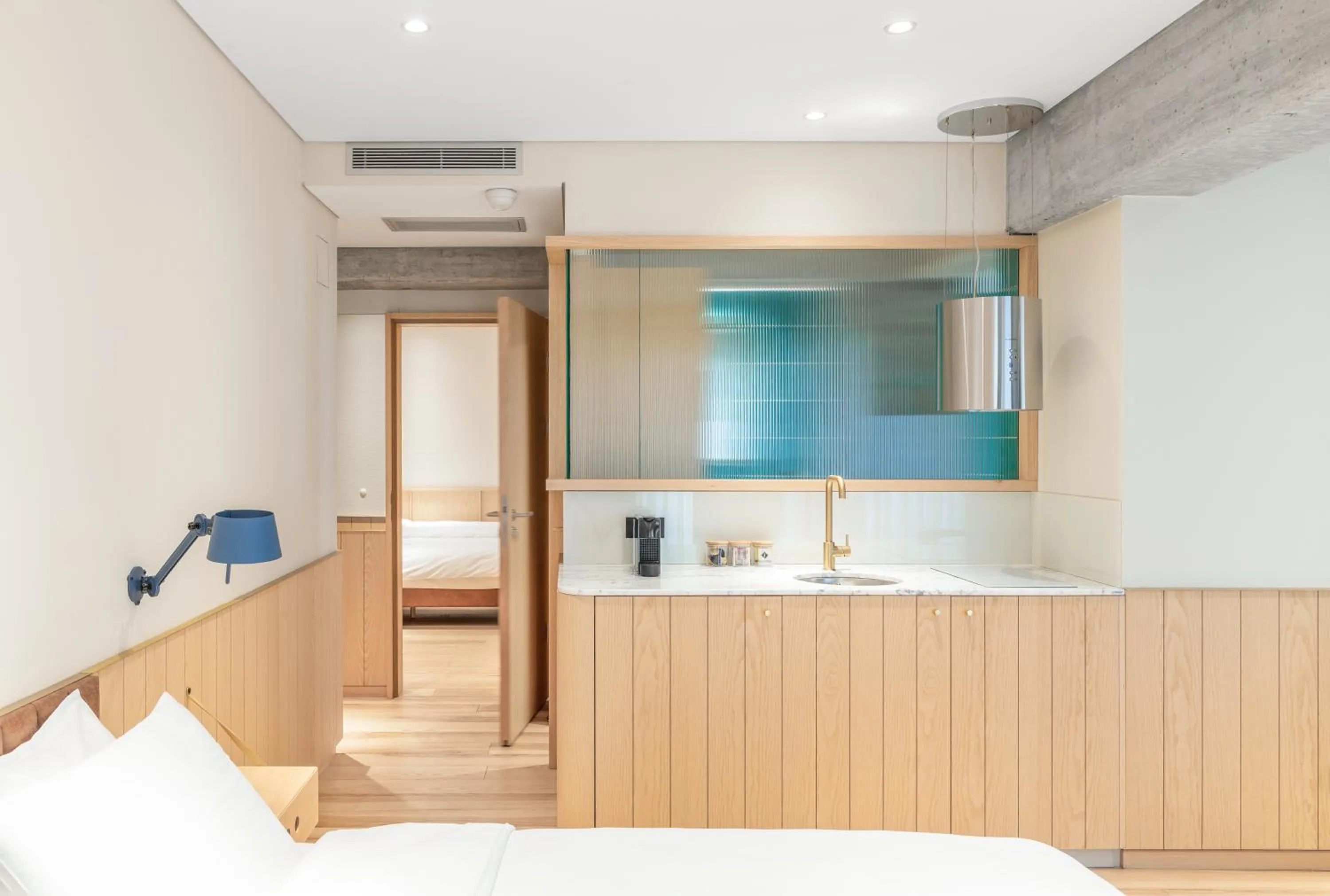 Bed in ROSETTI Hotel