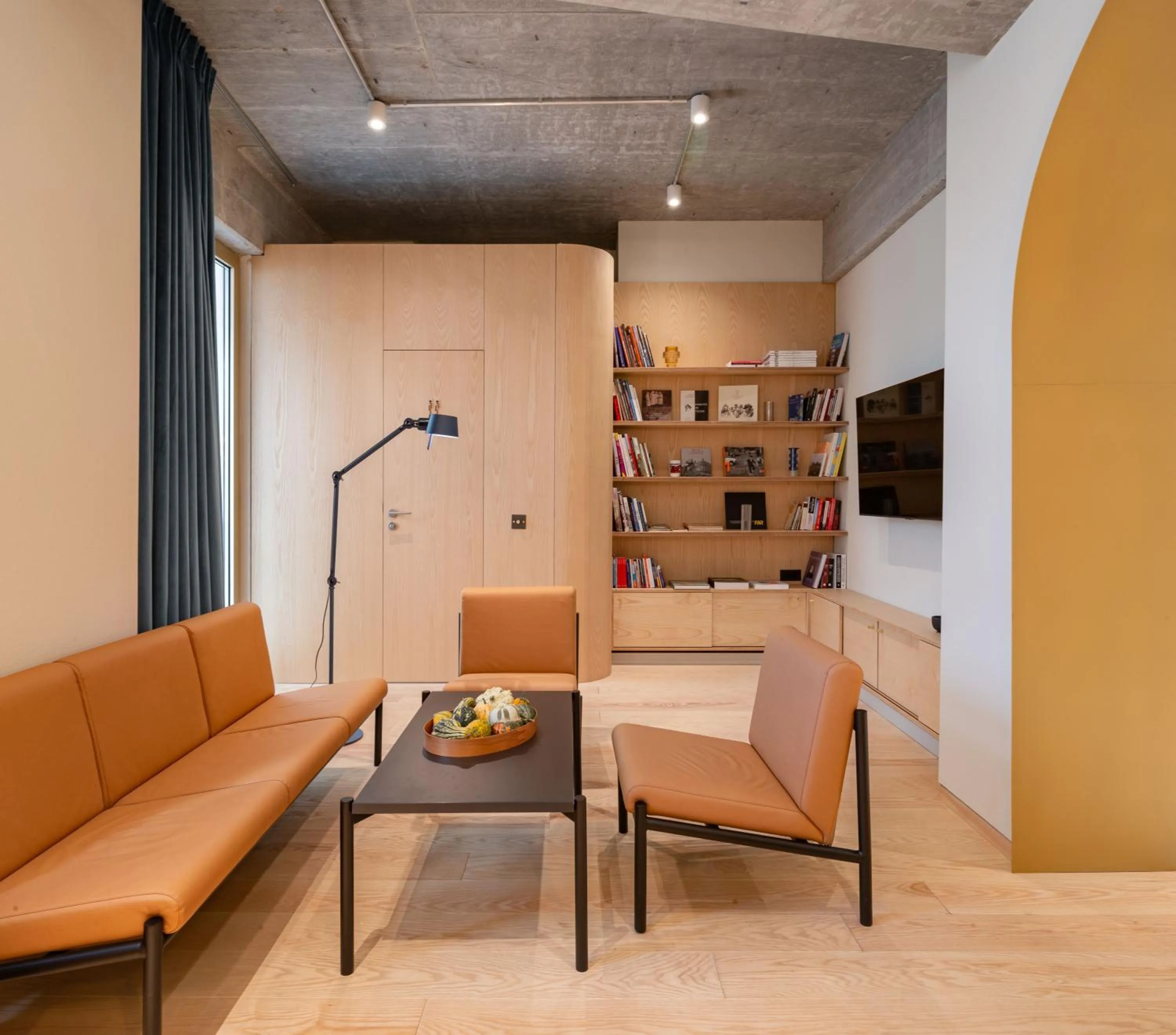 Library in ROSETTI Hotel