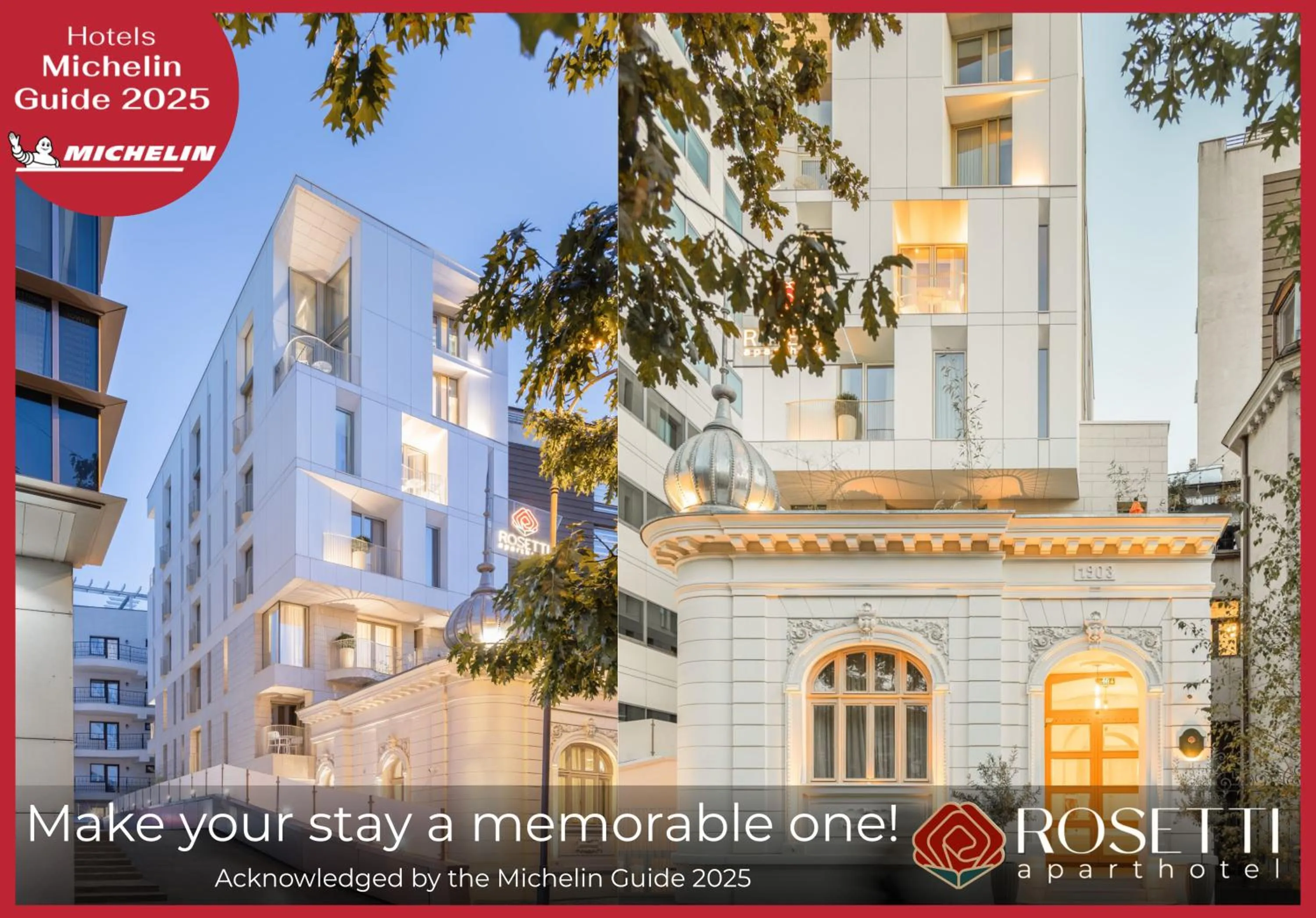 Facade/entrance in ROSETTI Hotel