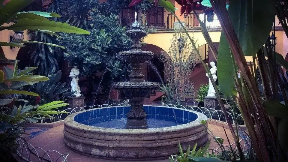 Garden view in Hotel Casa La Gran Señora