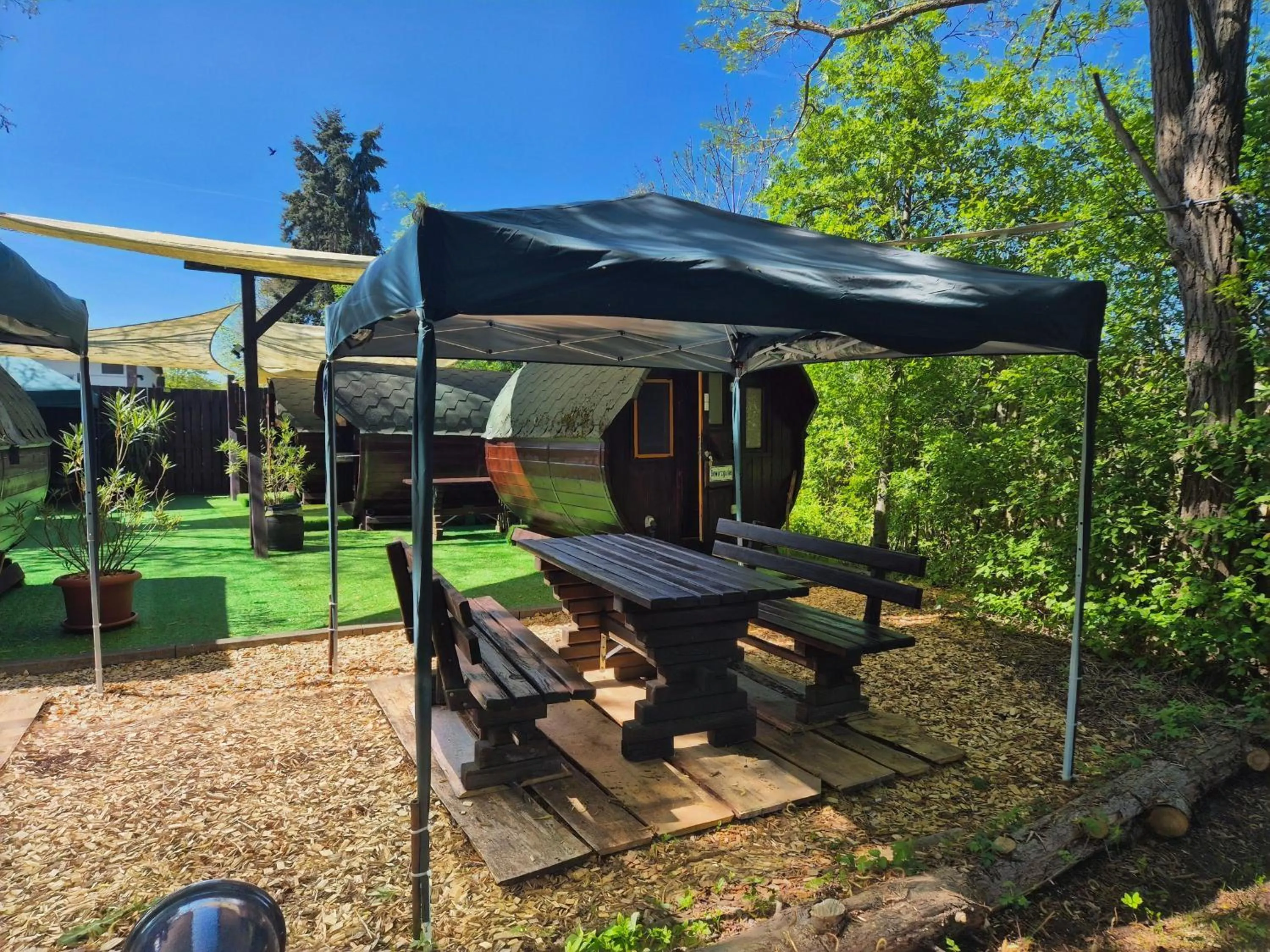 Floor plan in Mini Hotel Übernachten Im Gurkenfass