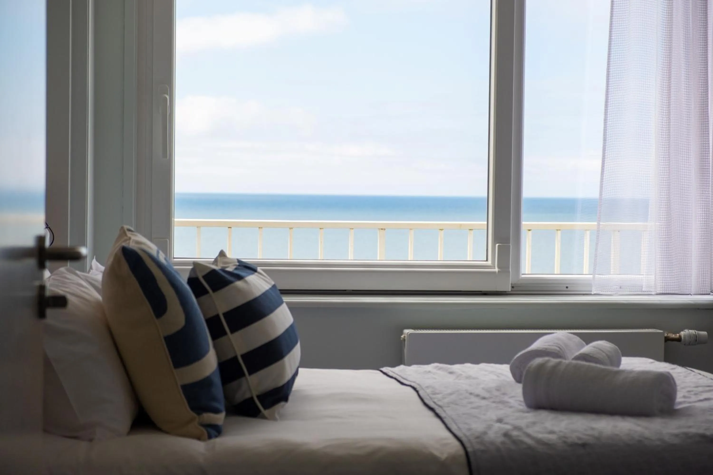 Sea view, Bed in Ty Ys Hôtel