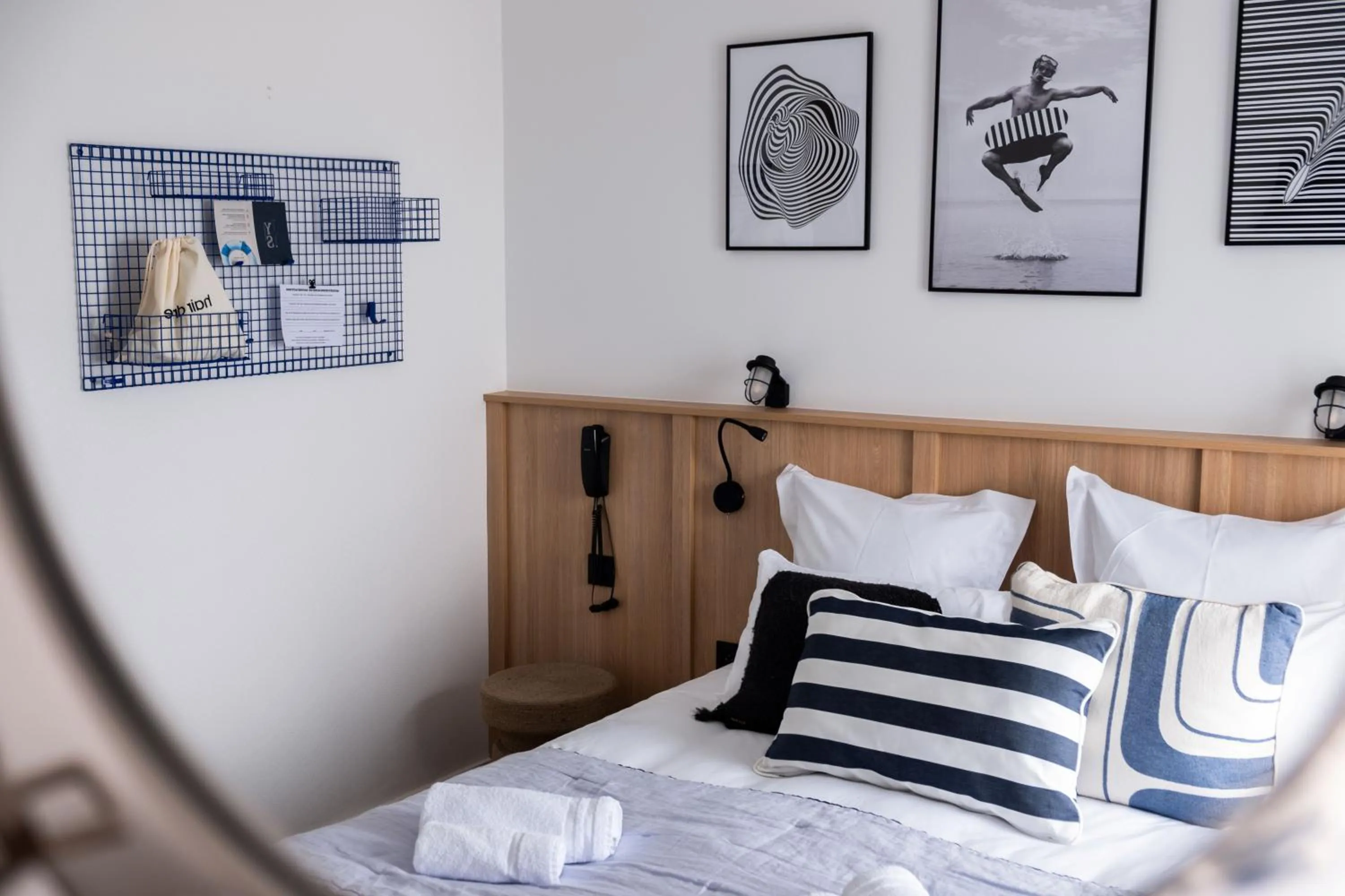 furniture, Bed in Ty Ys Hôtel