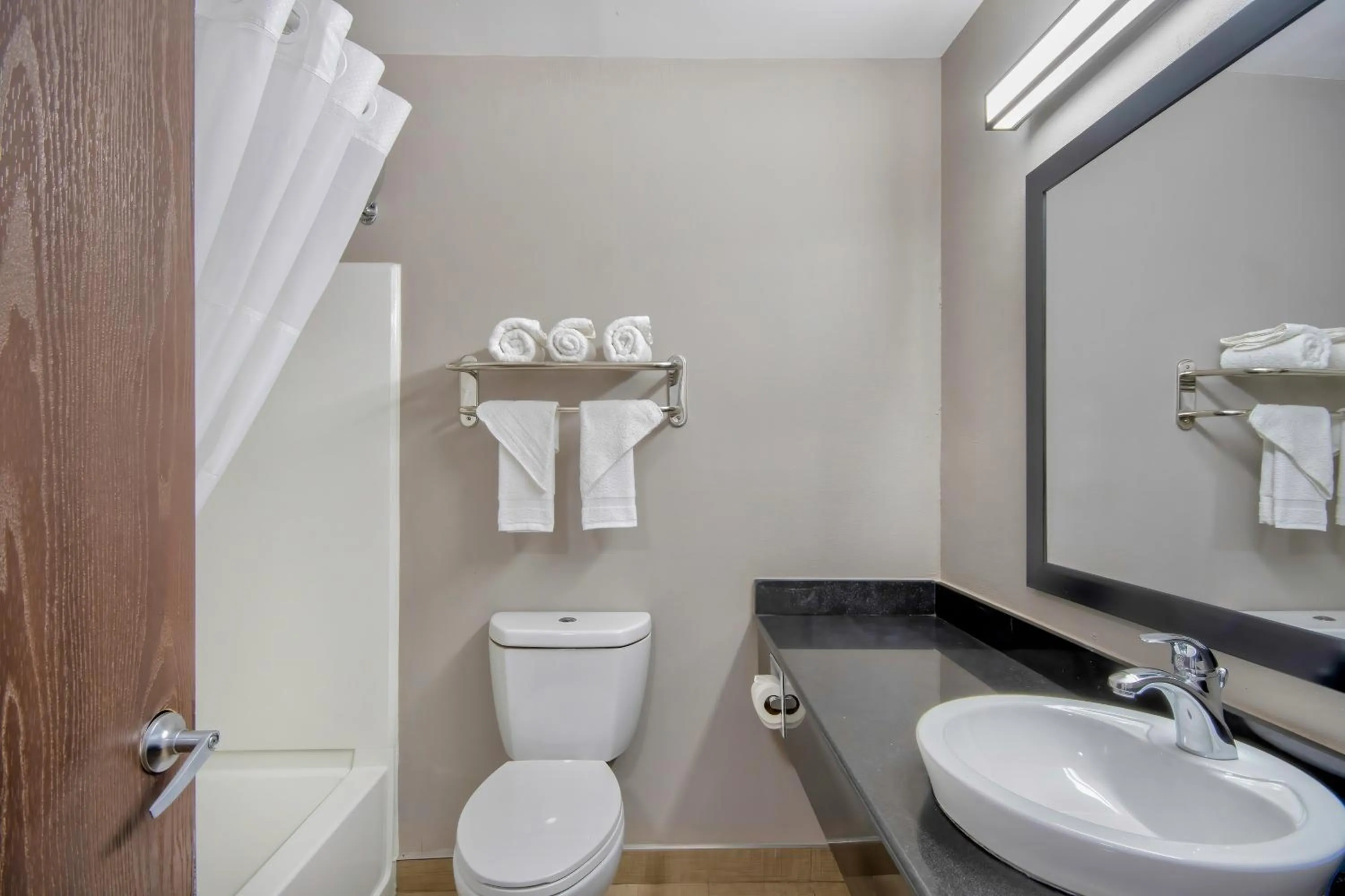 Bathroom in Studio 6 Georgetown KY Lexington North