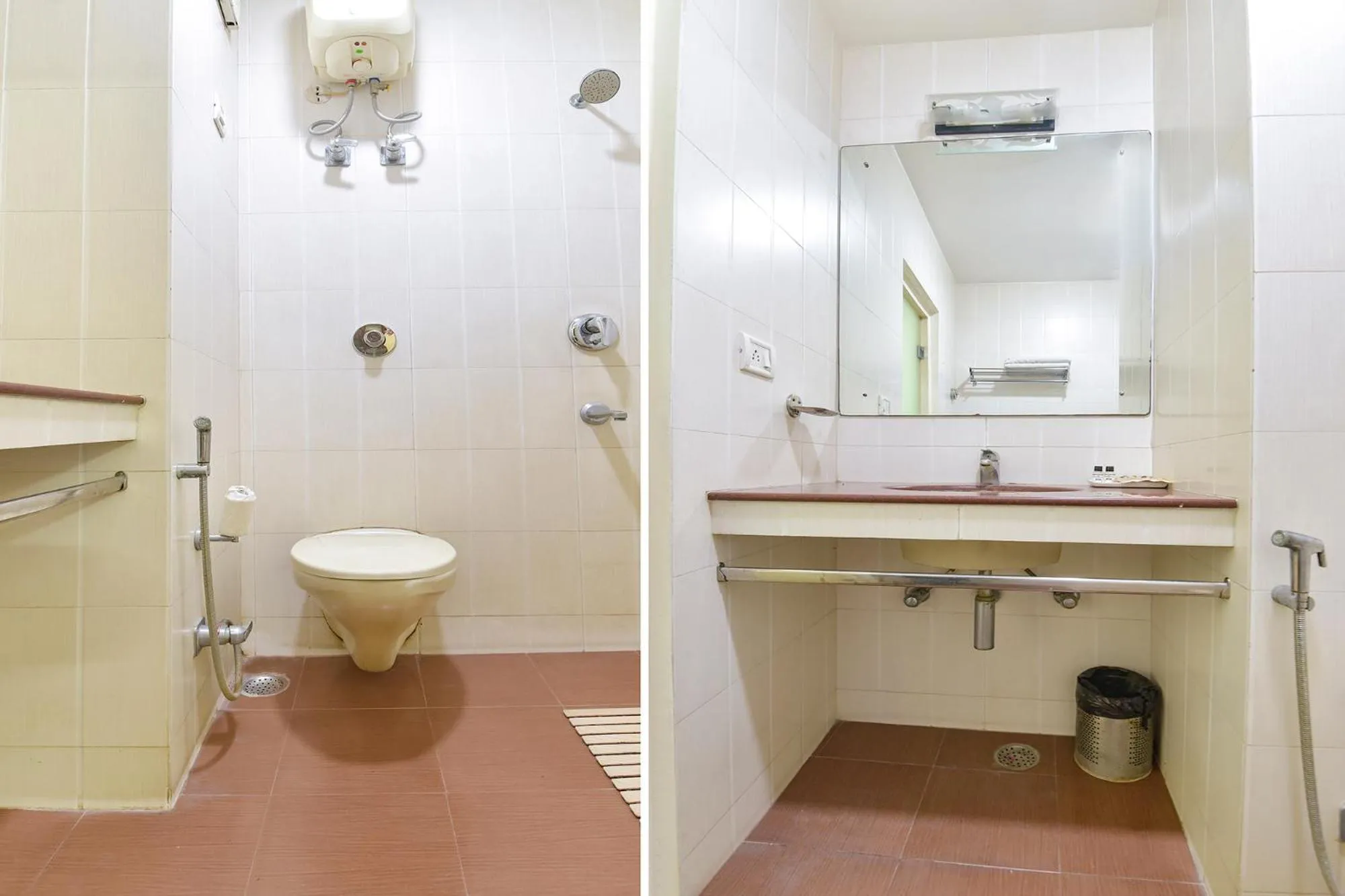 Bathroom in FabHotel Shikha