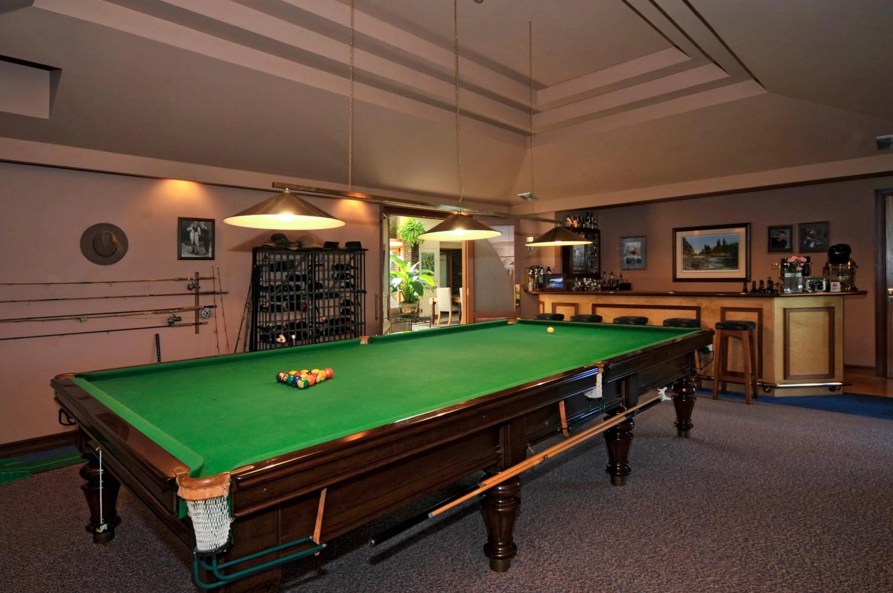 Billiard in Lake Taupo Lodge