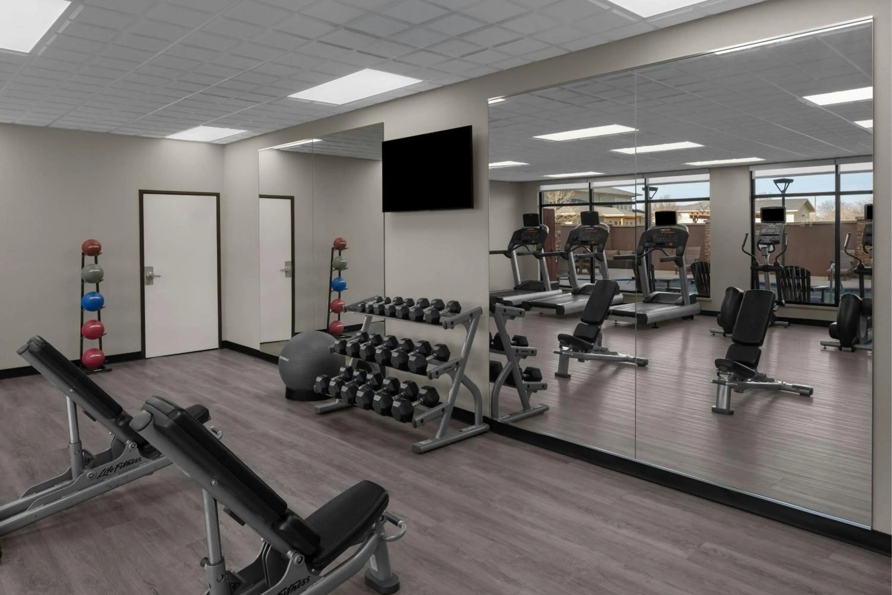 Fitness centre/facilities in TownePlace Suites by Marriott Hobbs