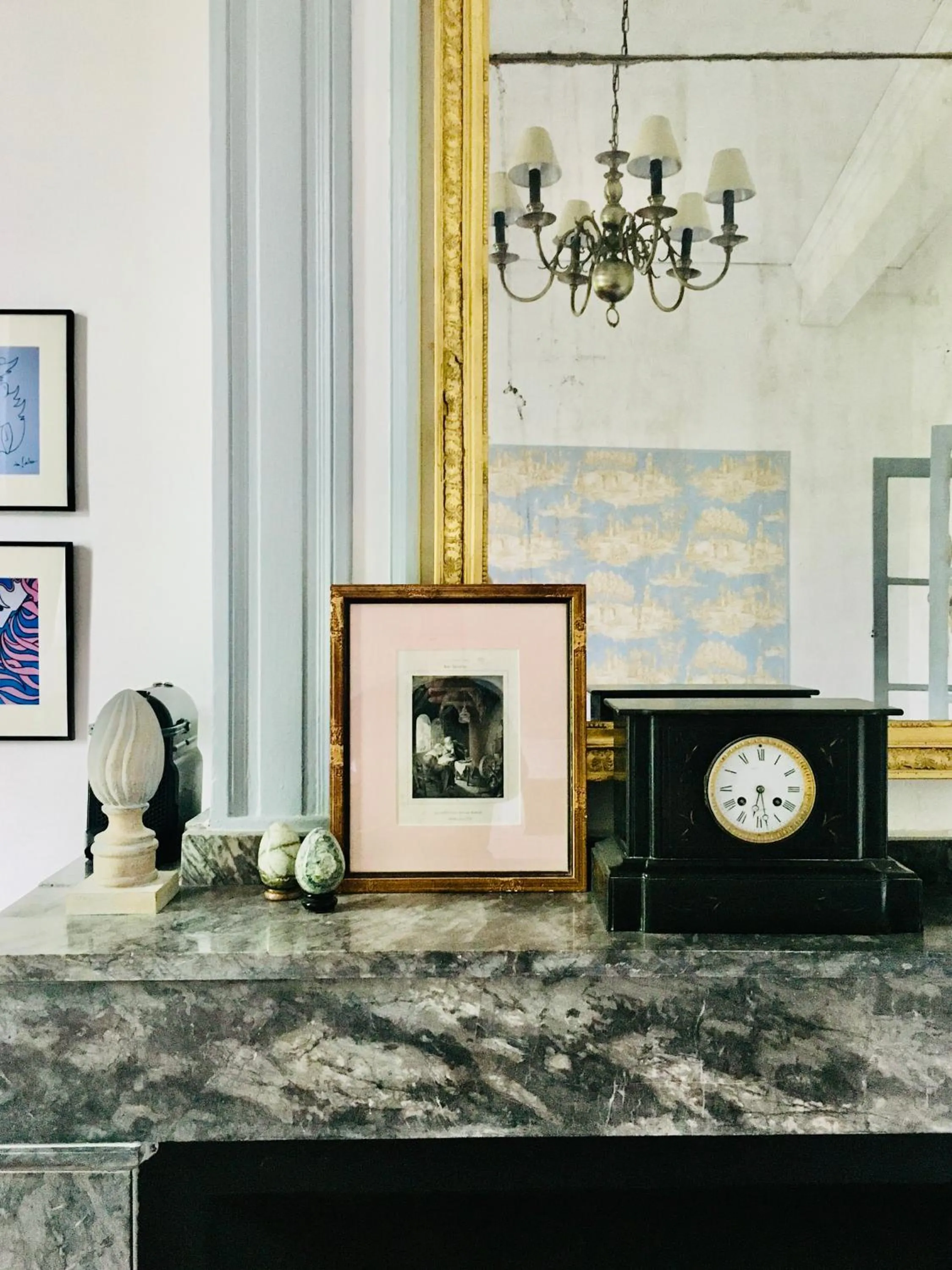 Decorative detail in Le Domaine de Villespy