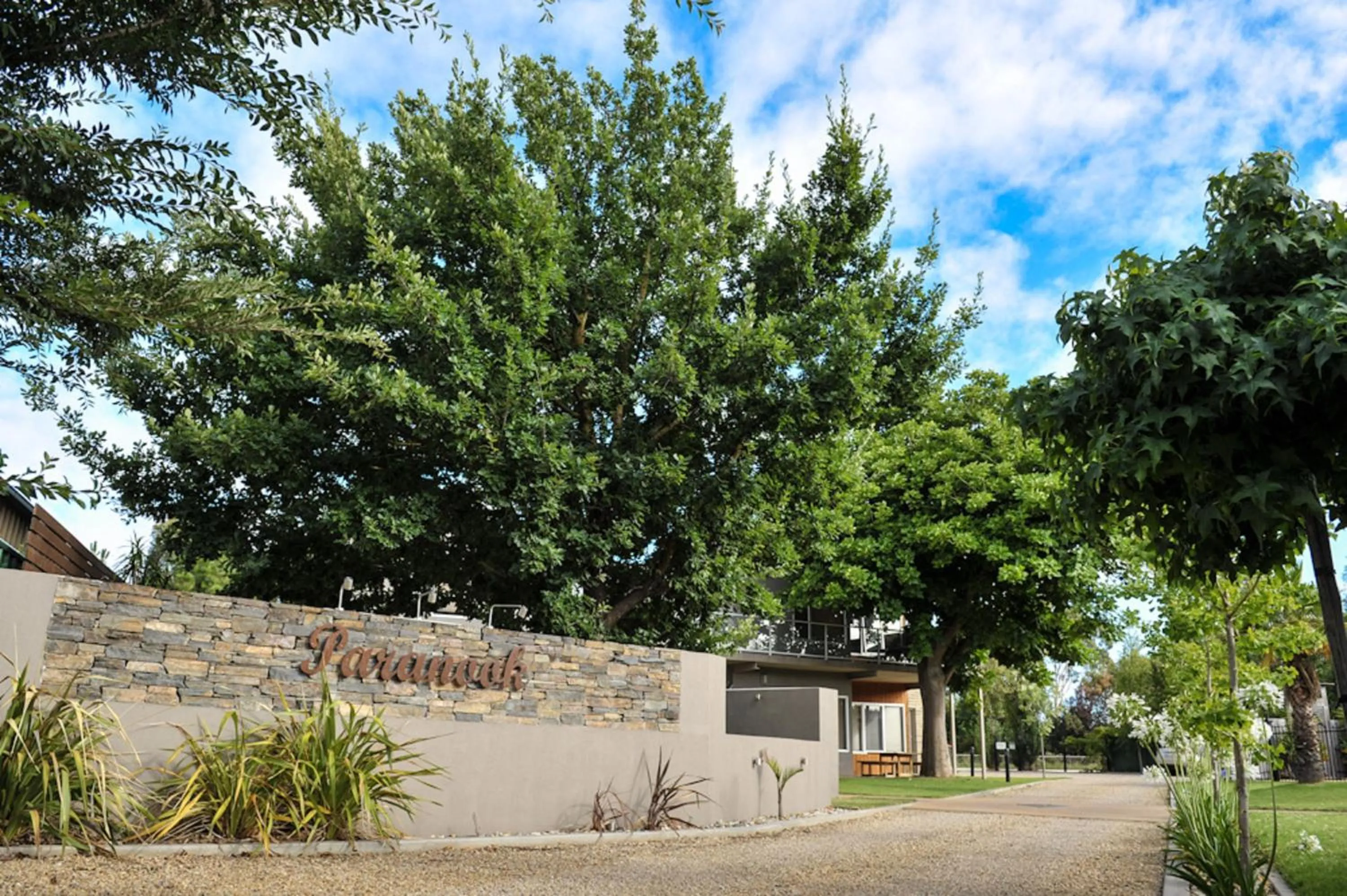 Garden view in Barossa Valley Apartments