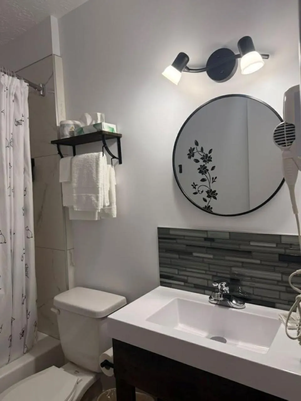 Shower in Auberge MicKy Inc