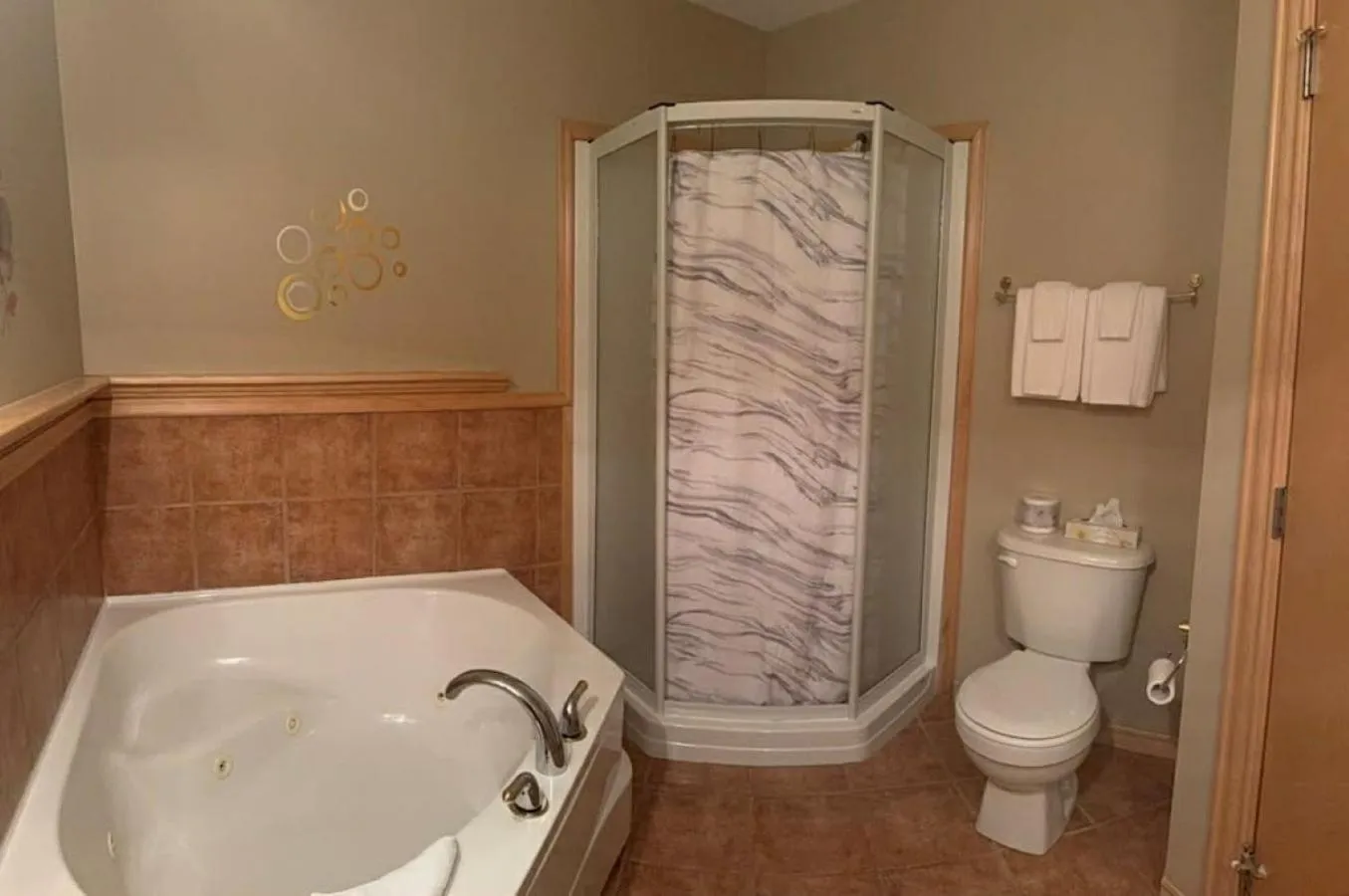 Shower in Auberge MicKy Inc