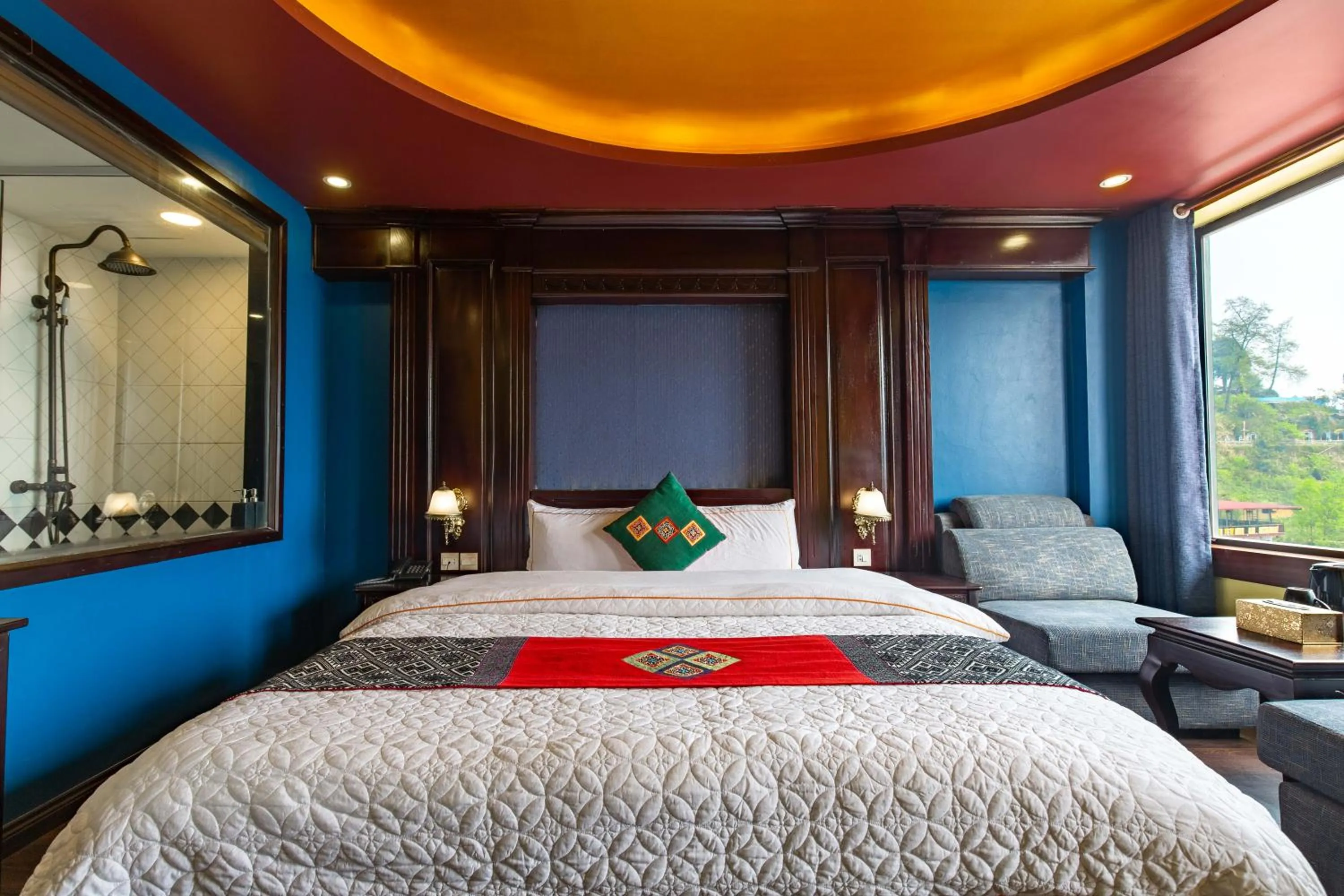 Bedroom, Bed in Sapa House Hotel Halal Certified