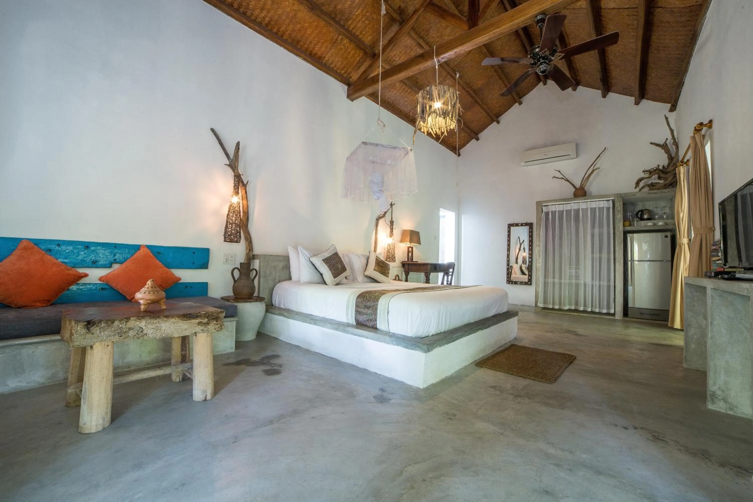 Bedroom, Bed in An Bang Hideaway