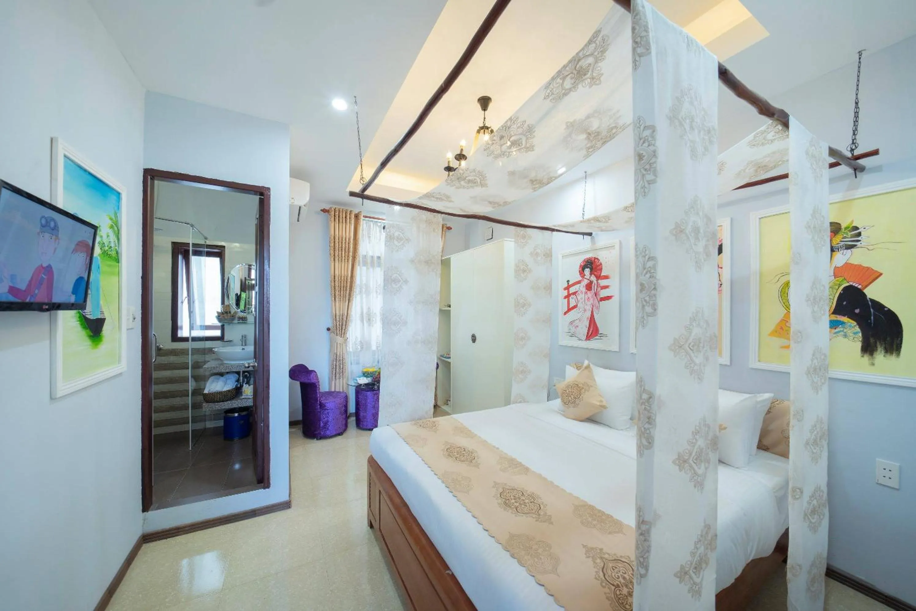 Bed in VIP Garden Villa and Pool Hội an ,