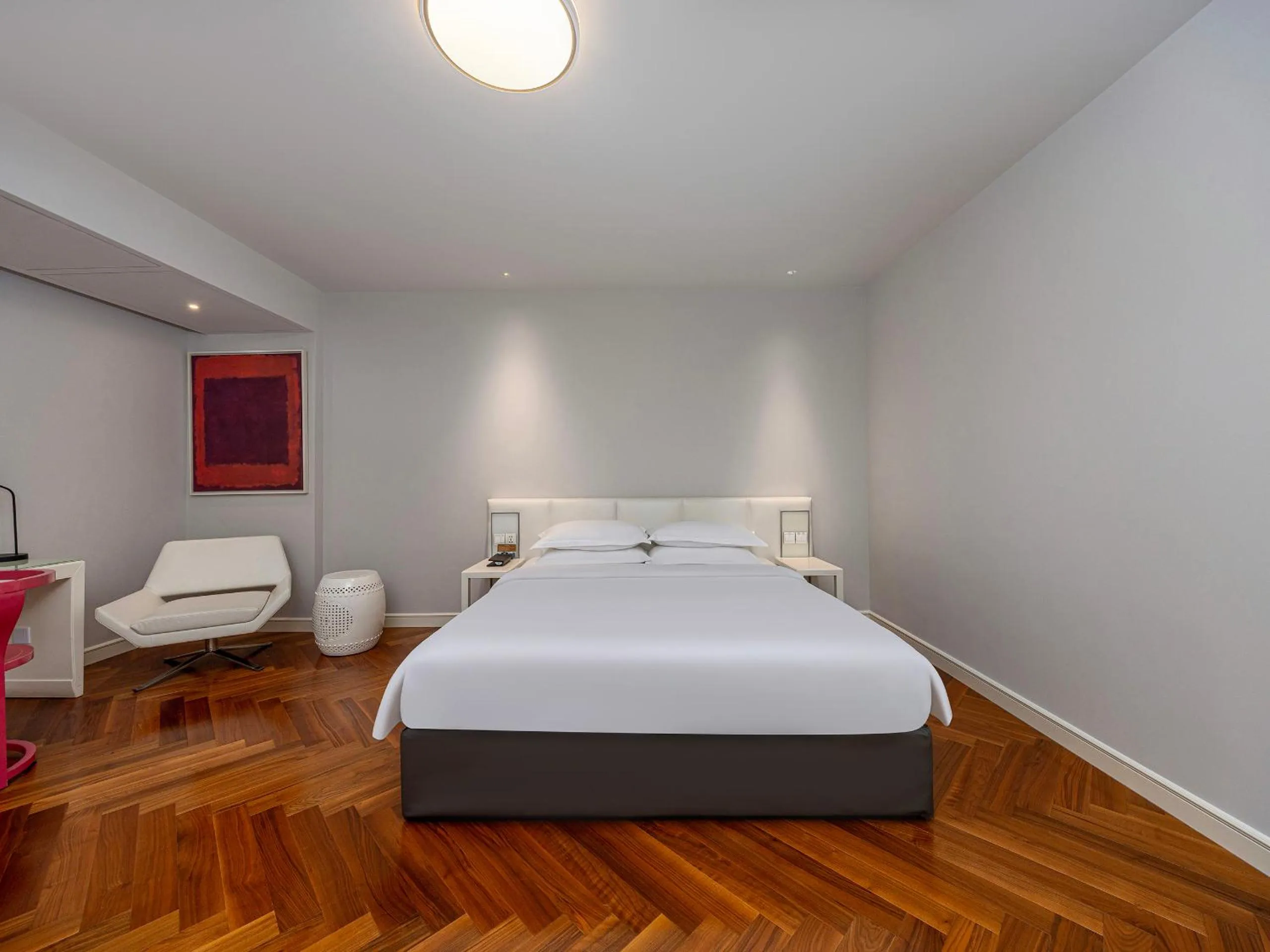 Bed in Metropolo Dahua Hotel Shanghai