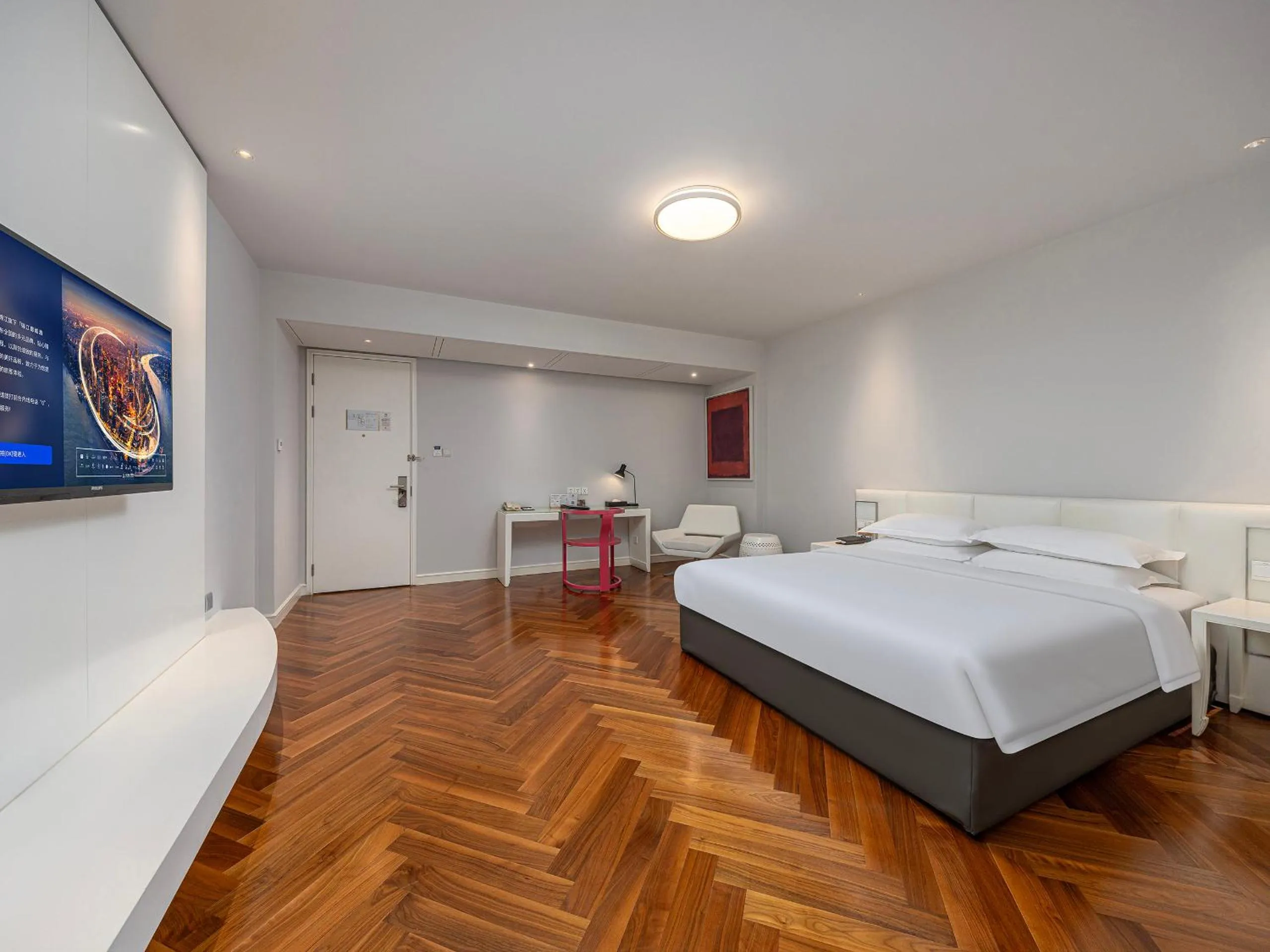 Photo of the whole room, Bed in Metropolo Dahua Hotel Shanghai