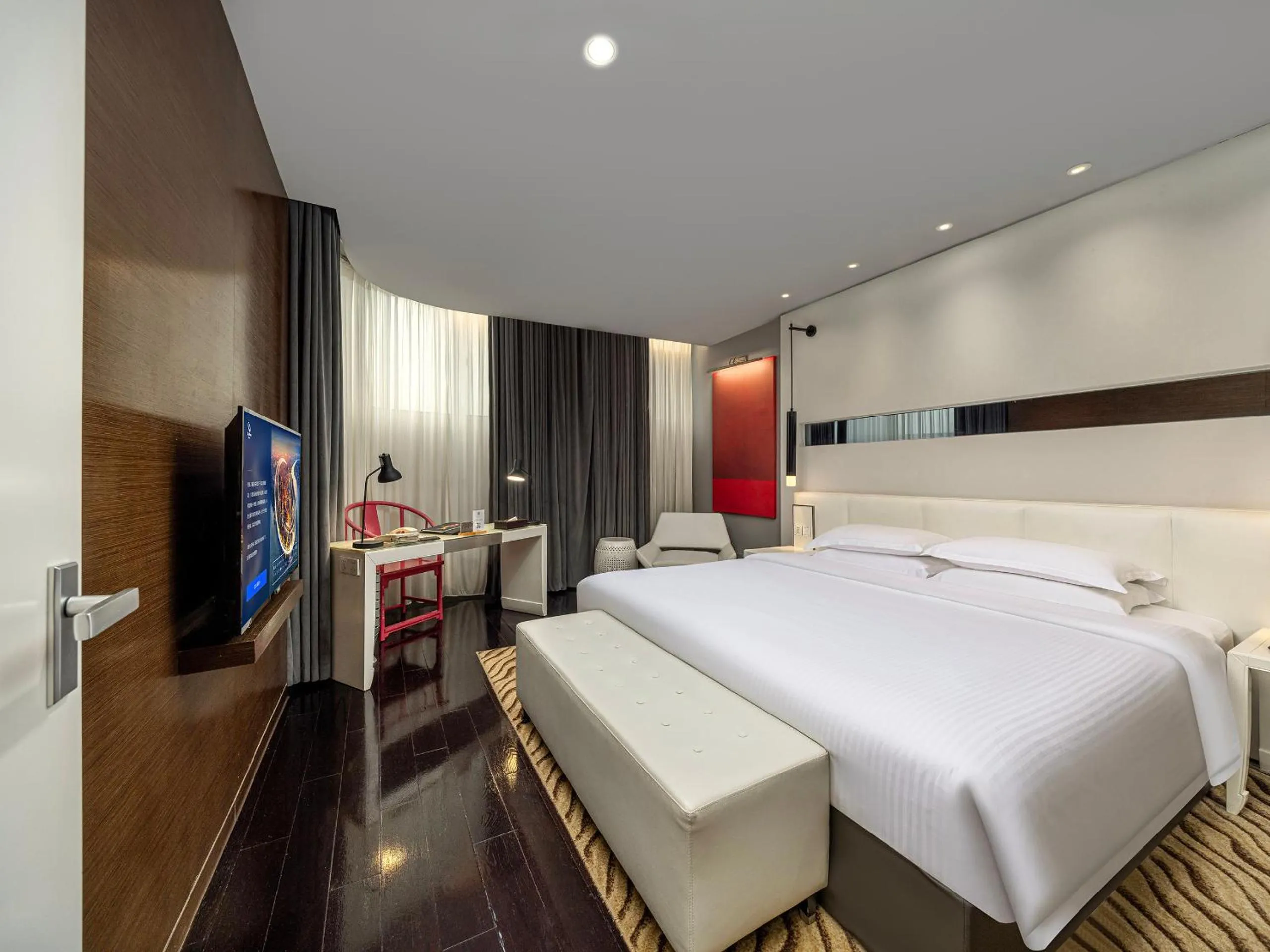 Bedroom, Bed in Metropolo Dahua Hotel Shanghai