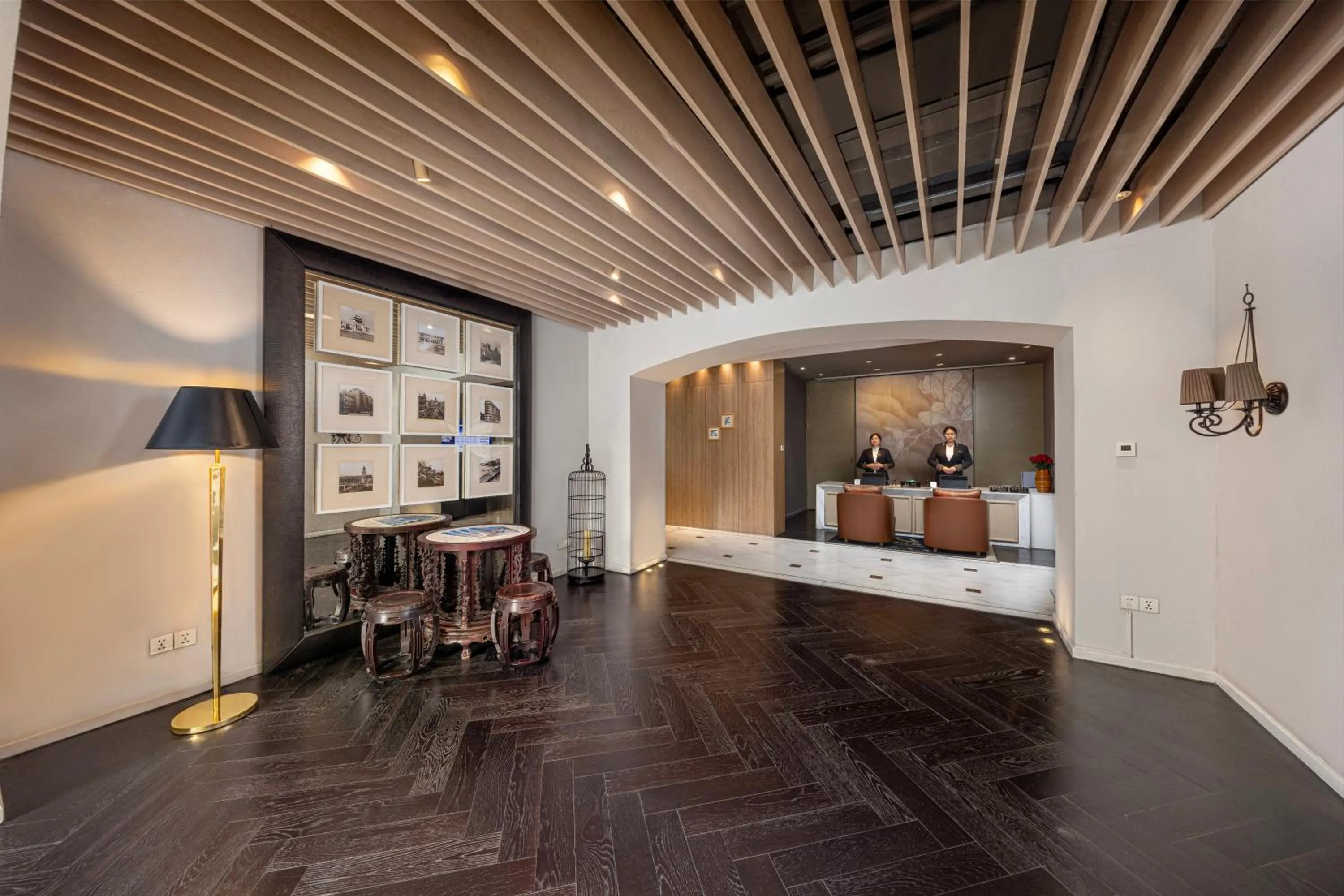 Lobby or reception in Metropolo Dahua Hotel Shanghai