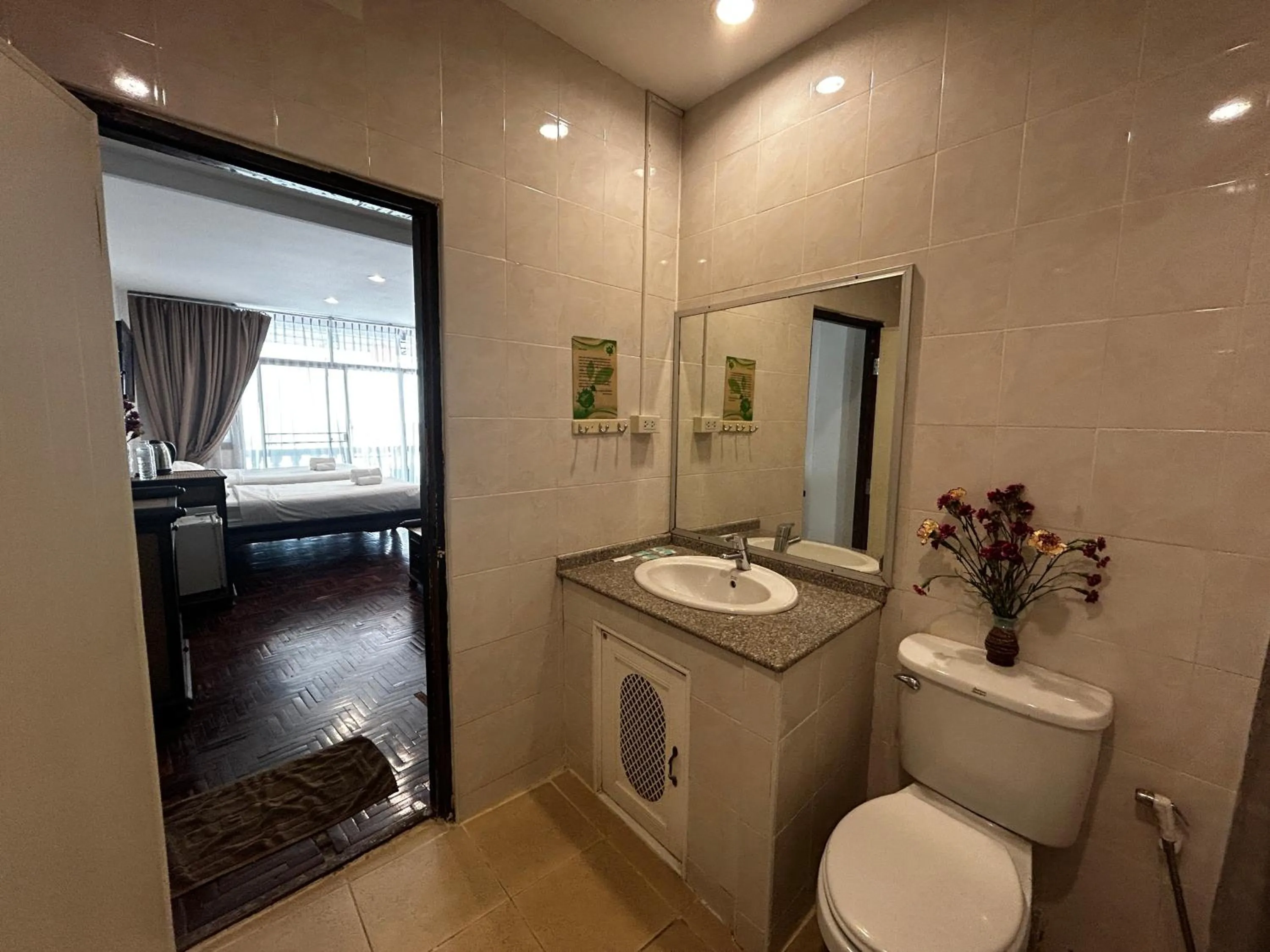 Toilet in Kamala's Boutique Guesthouse