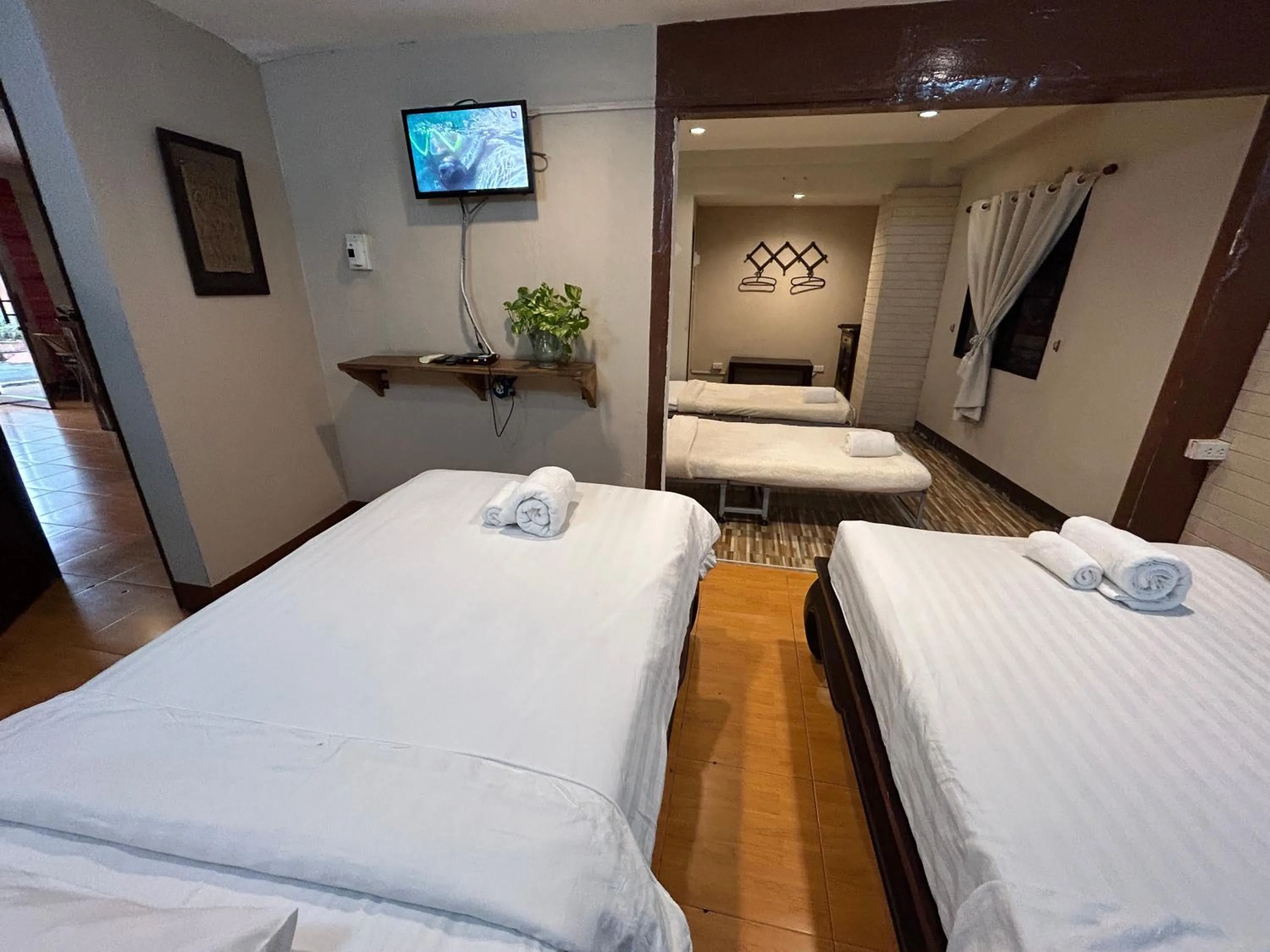 Bed in Kamala's Boutique Guesthouse