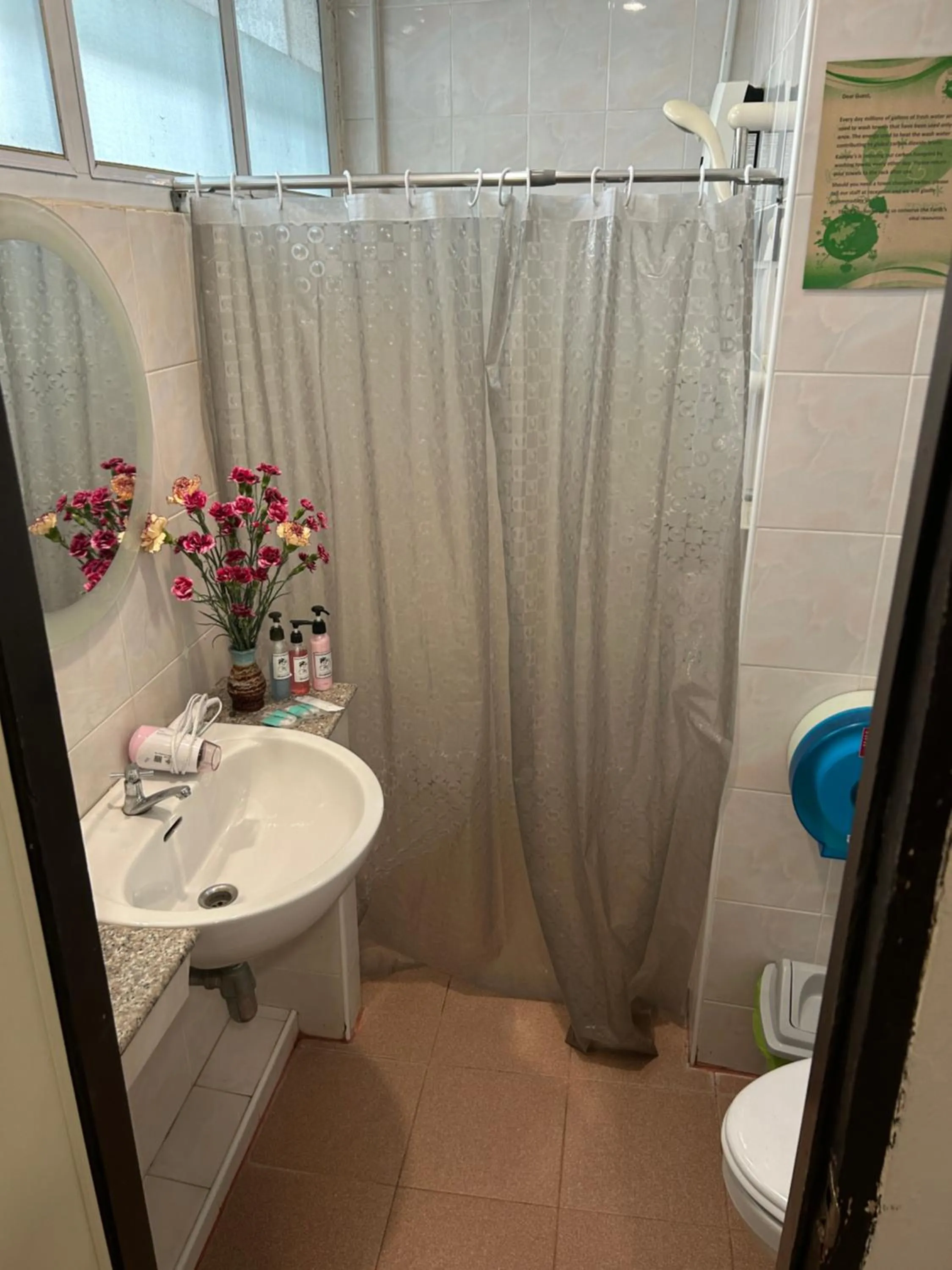 Shower in Kamala's Boutique Guesthouse