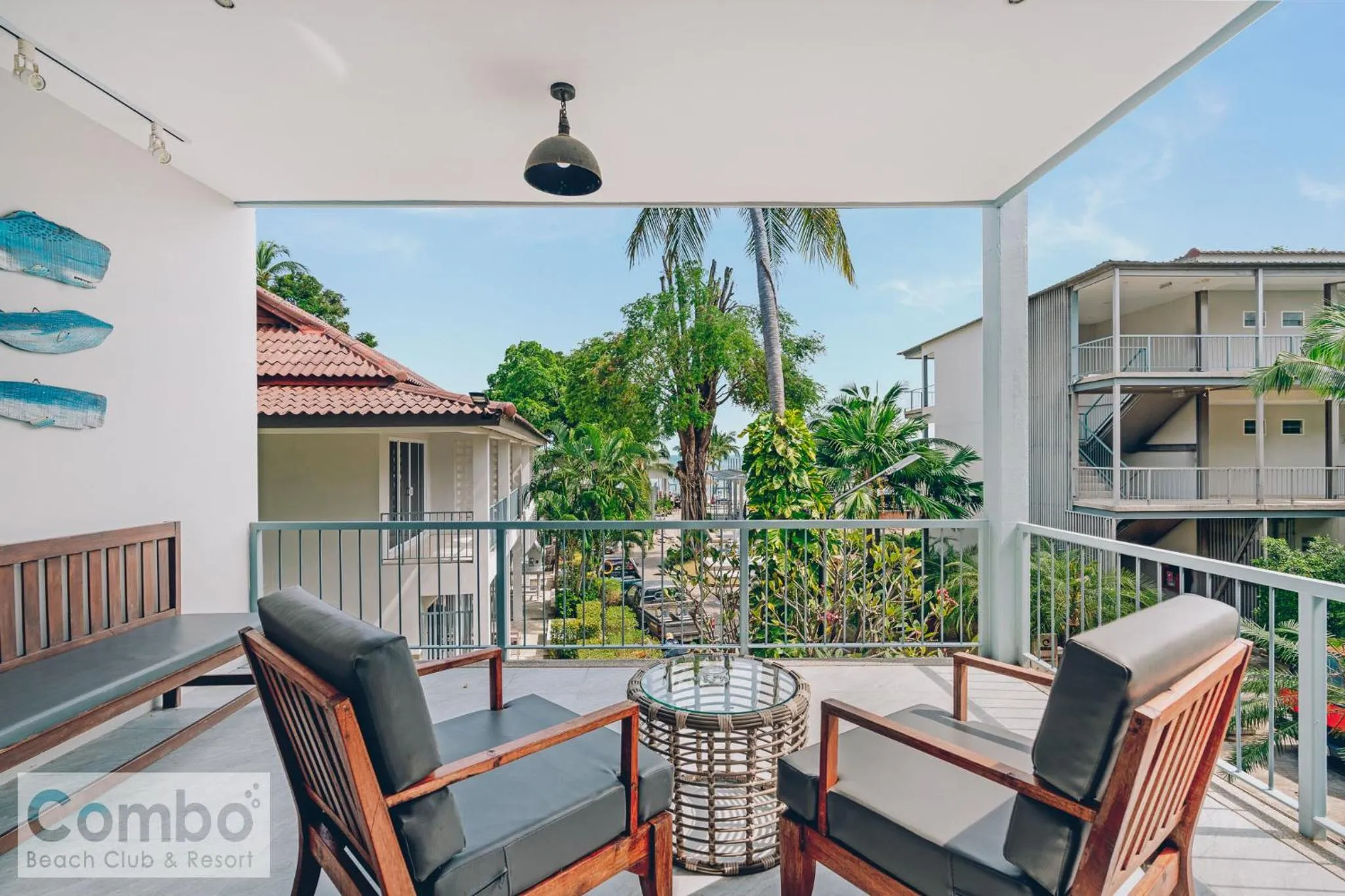 Balcony/Terrace in Combo Beach Hotel Samui