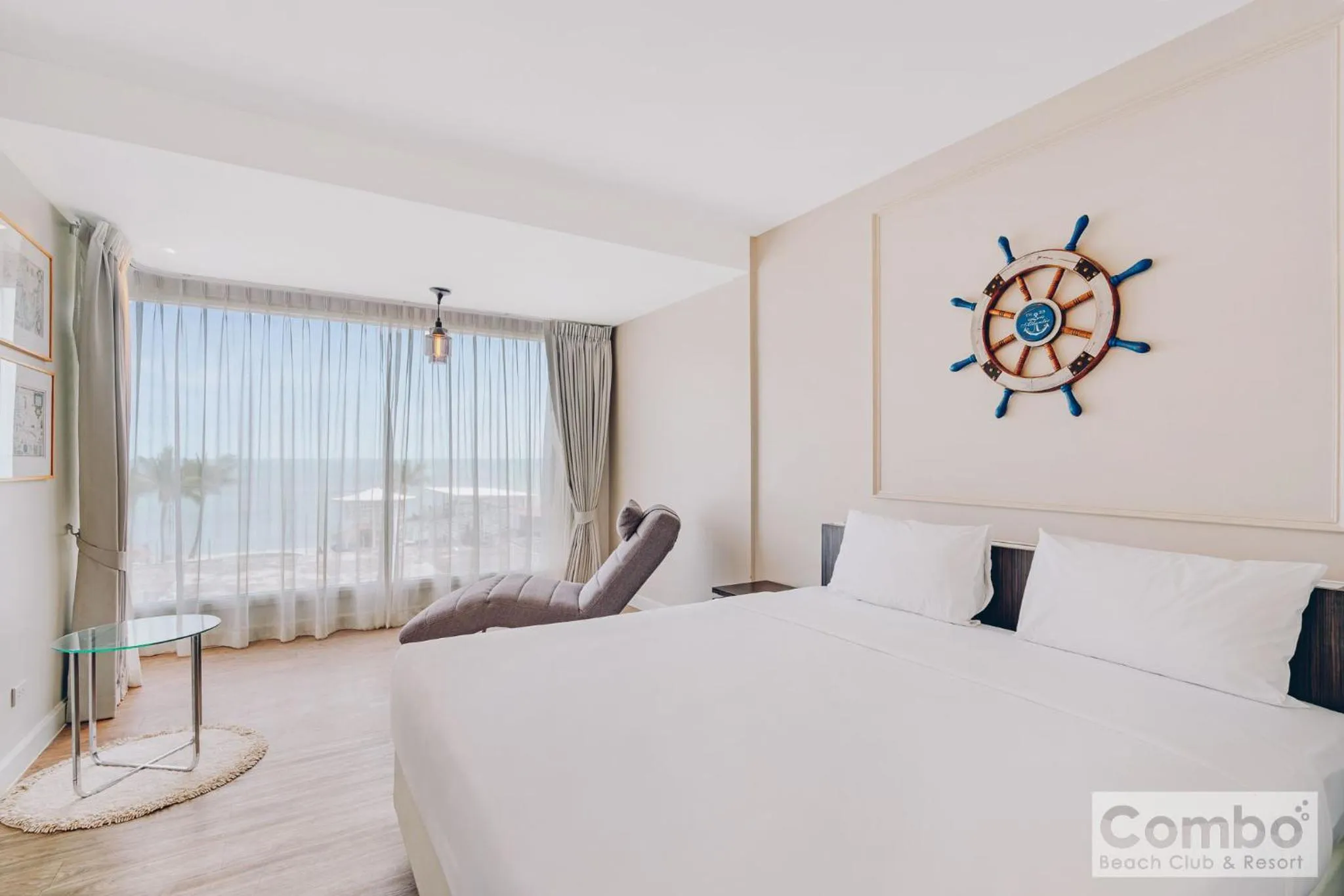 Bedroom, Bed in Combo Beach Hotel Samui