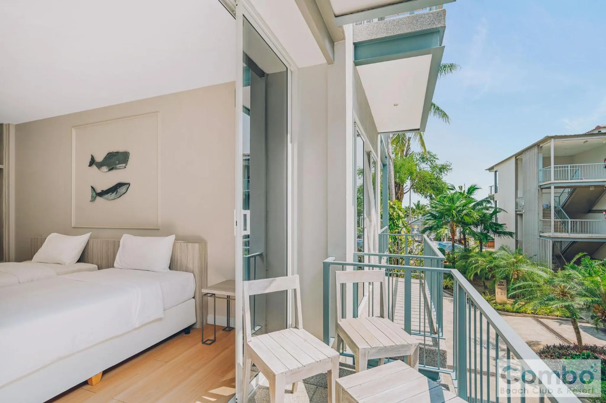 Bedroom, Bed in Combo Beach Hotel Samui