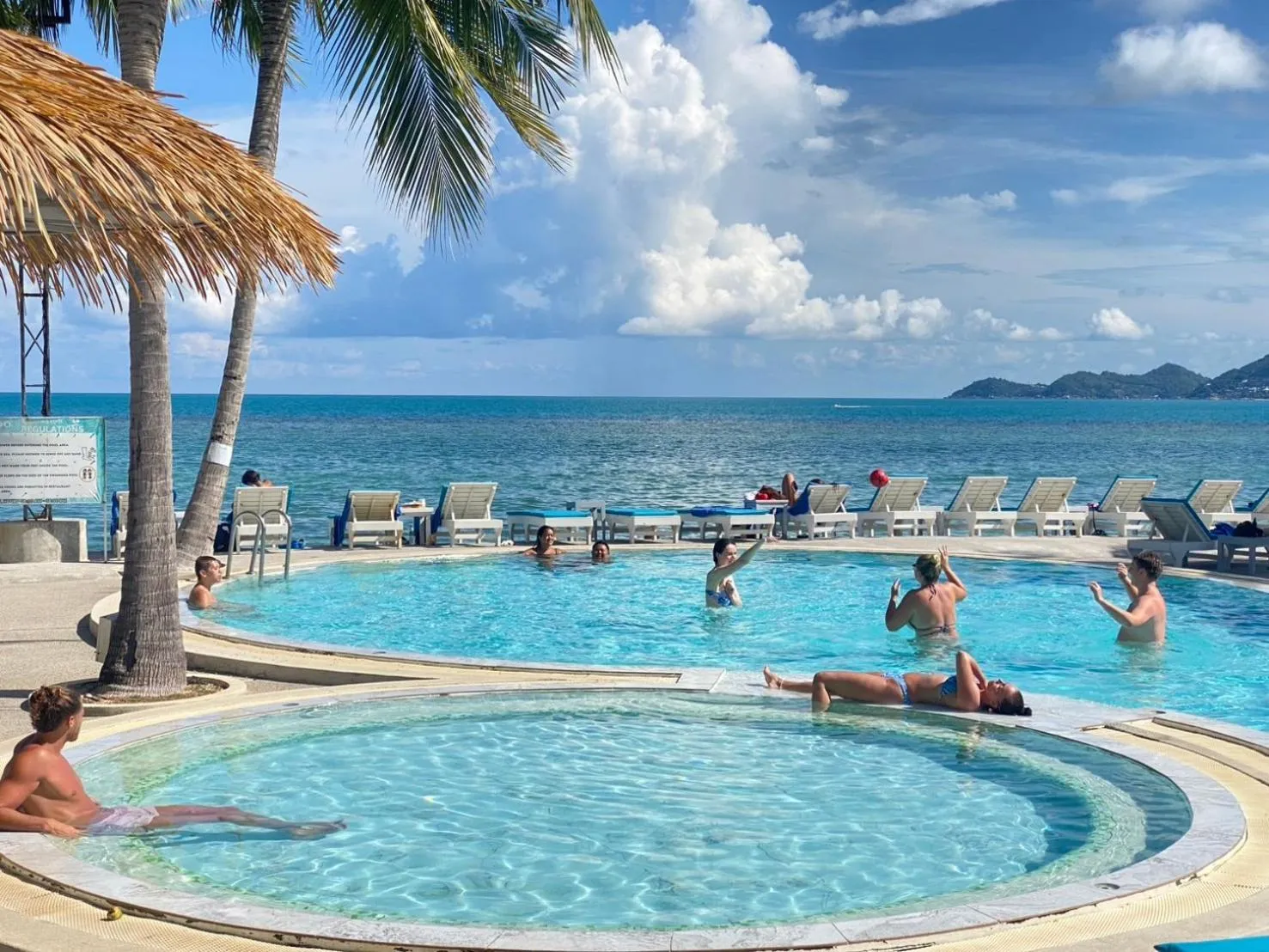 Beach in Combo Beach Hotel Samui