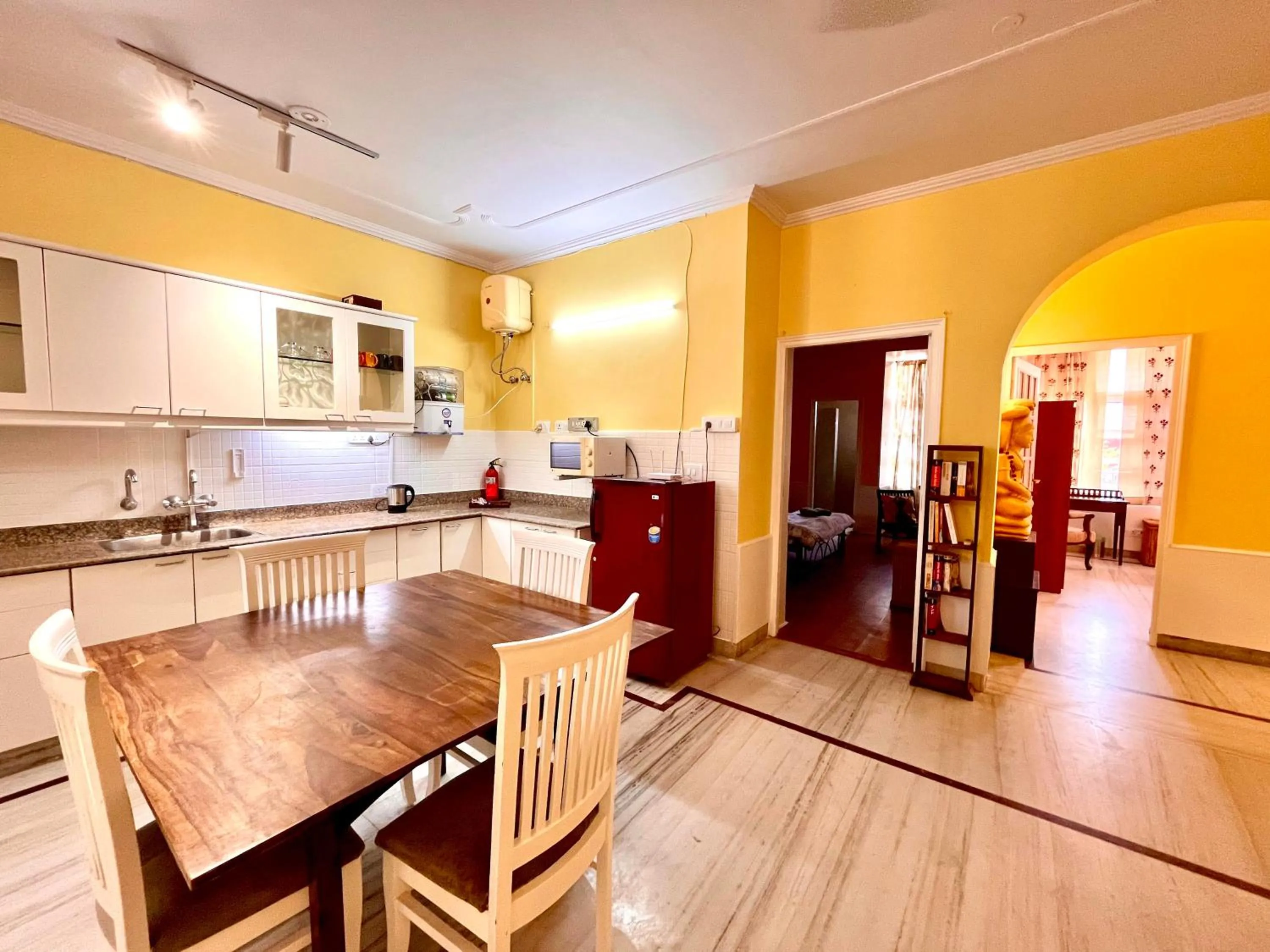 Kitchen or kitchenette in Ganga Vatika Boutique Hotel, Rishikesh