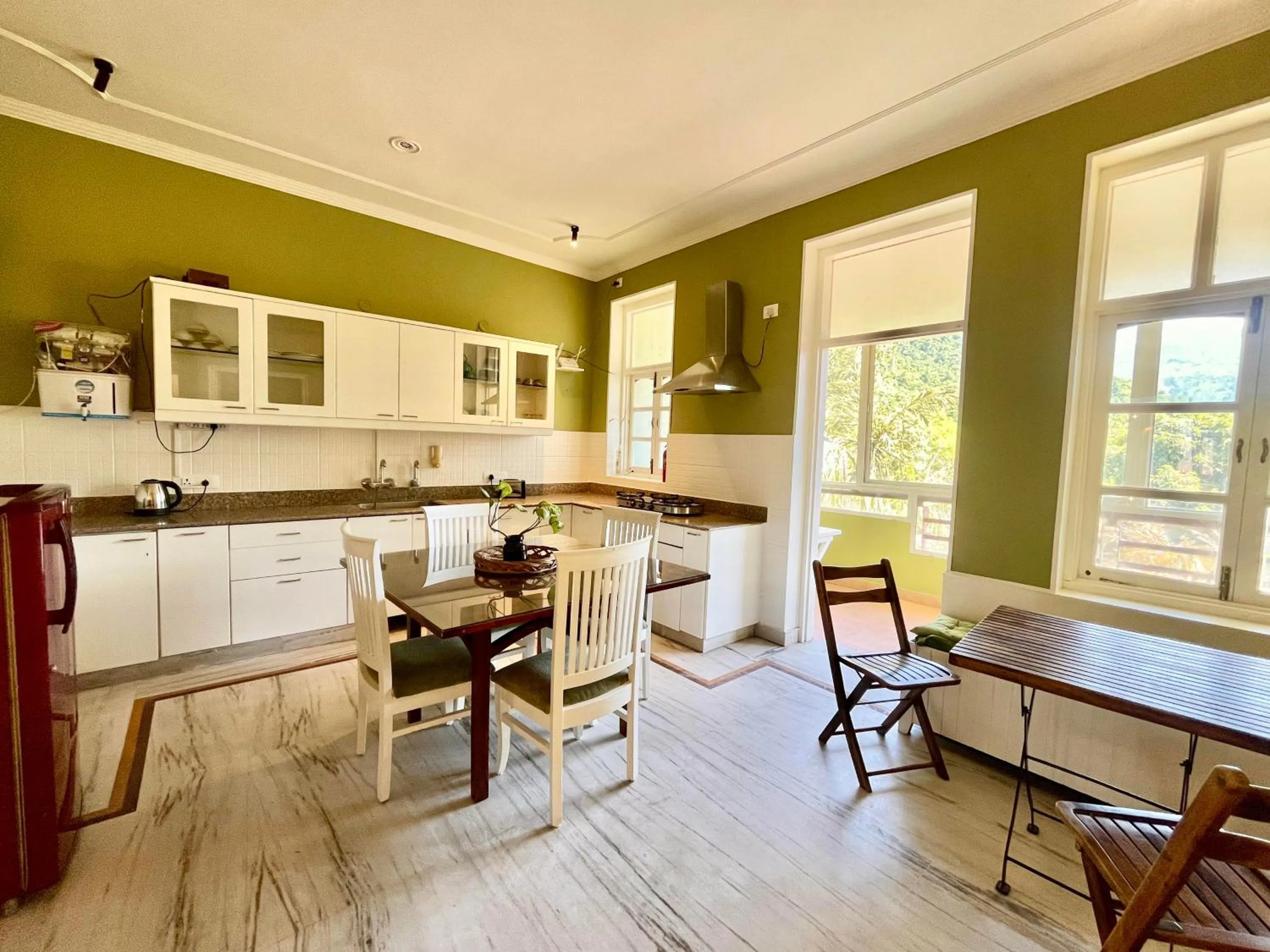 Kitchen or kitchenette in Ganga Vatika Boutique Hotel, Rishikesh