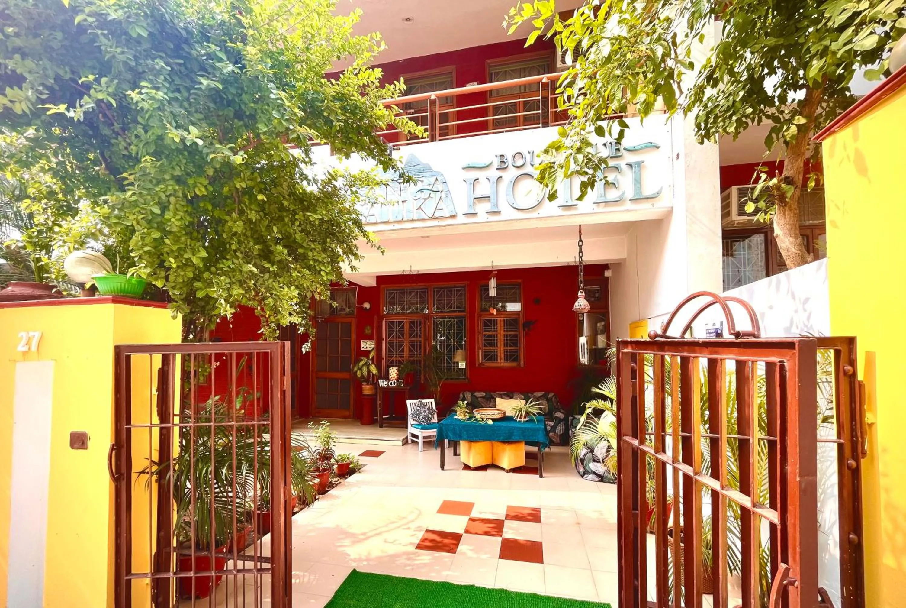 Property building in Ganga Vatika Boutique Hotel, Rishikesh