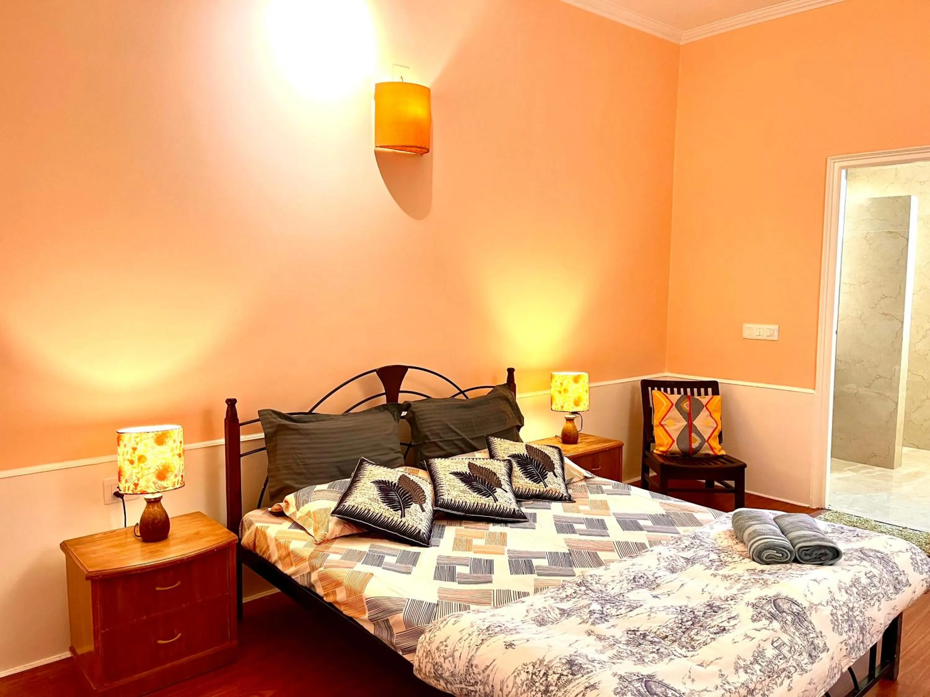 Bed in Ganga Vatika Boutique Hotel, Rishikesh