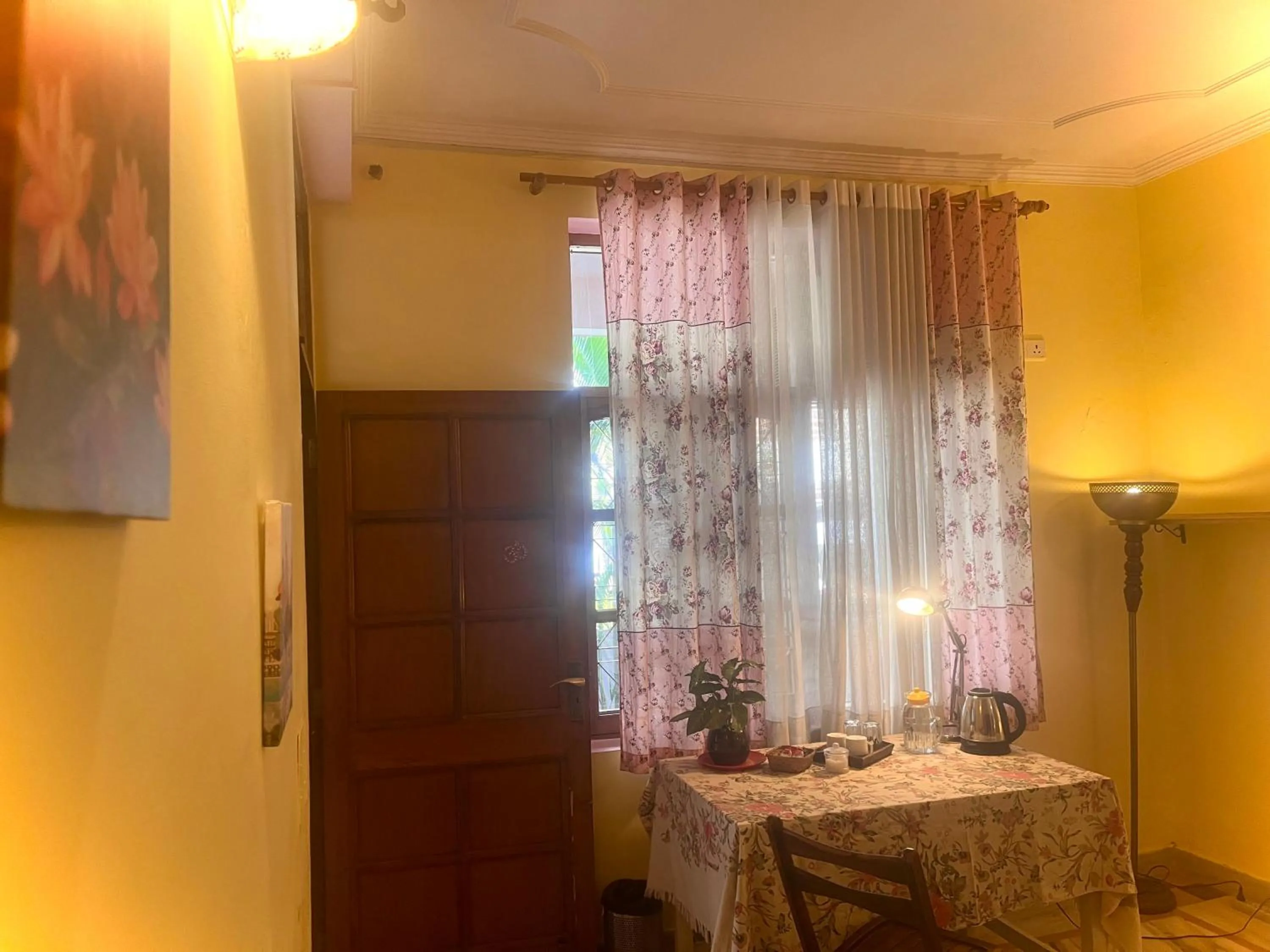 Seating area in Ganga Vatika Boutique Hotel, Rishikesh