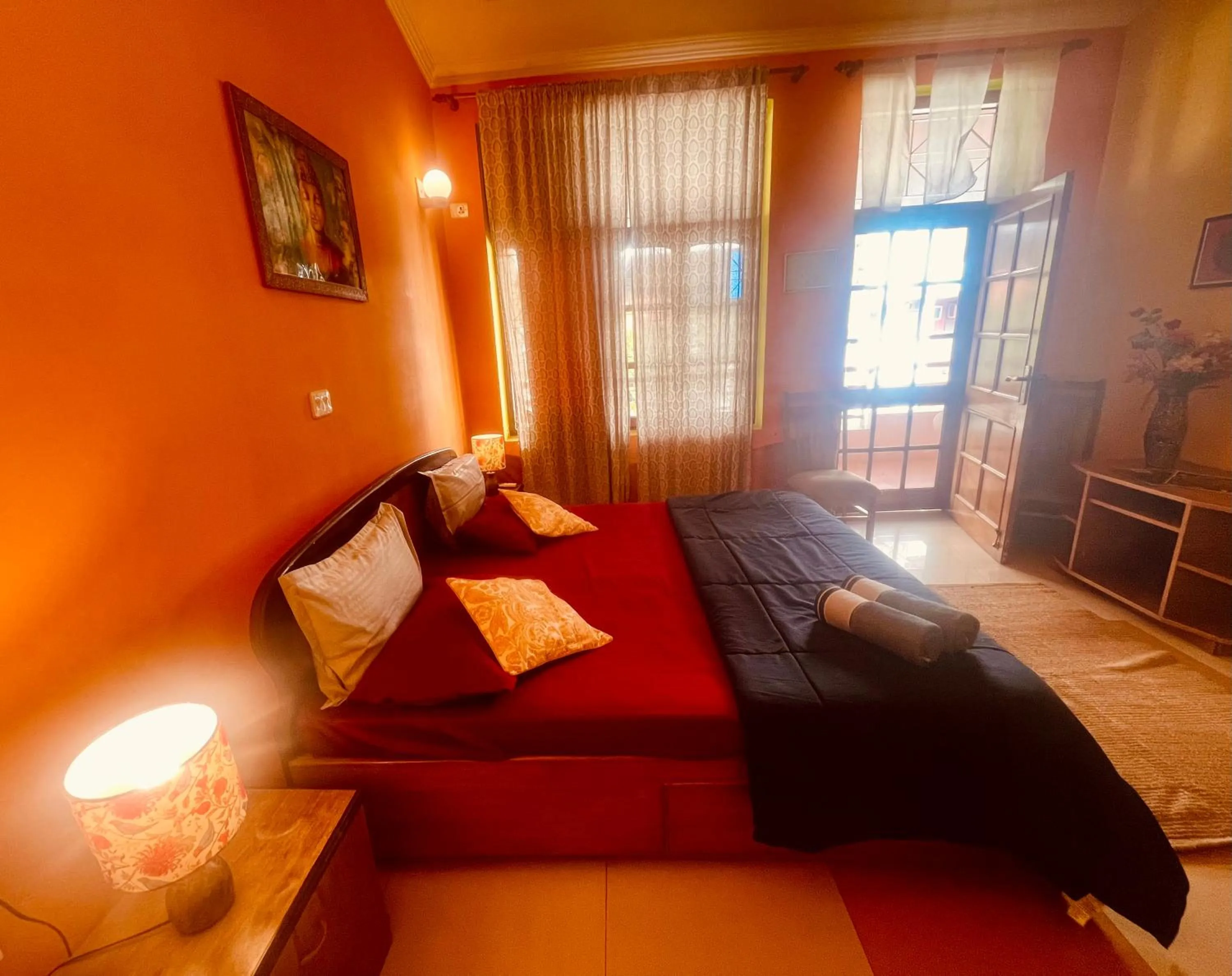 Bed in Ganga Vatika Boutique Hotel, Rishikesh