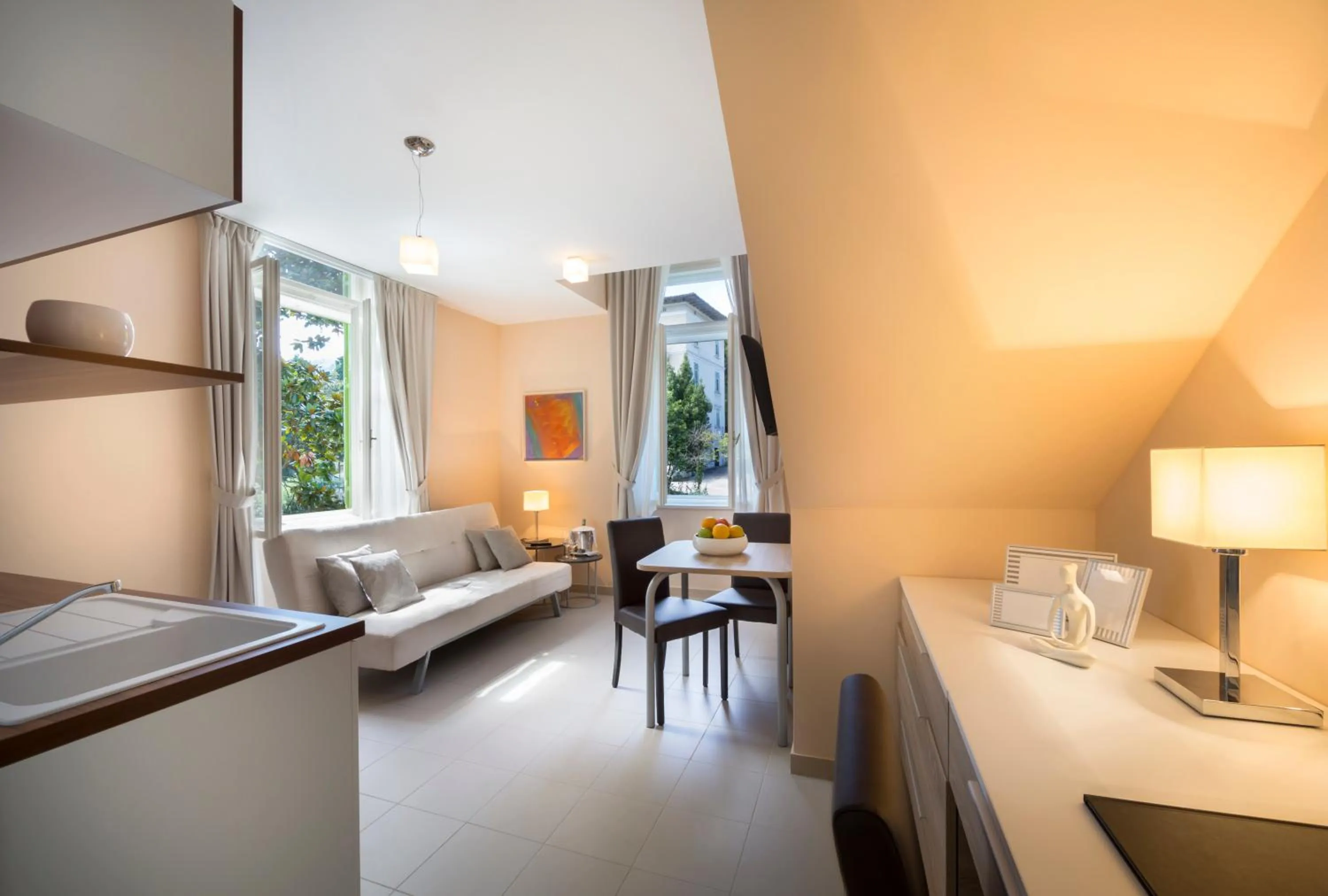 Seating area, Bed in Apartments Atlanta - by Liburnia Hotels & Villas