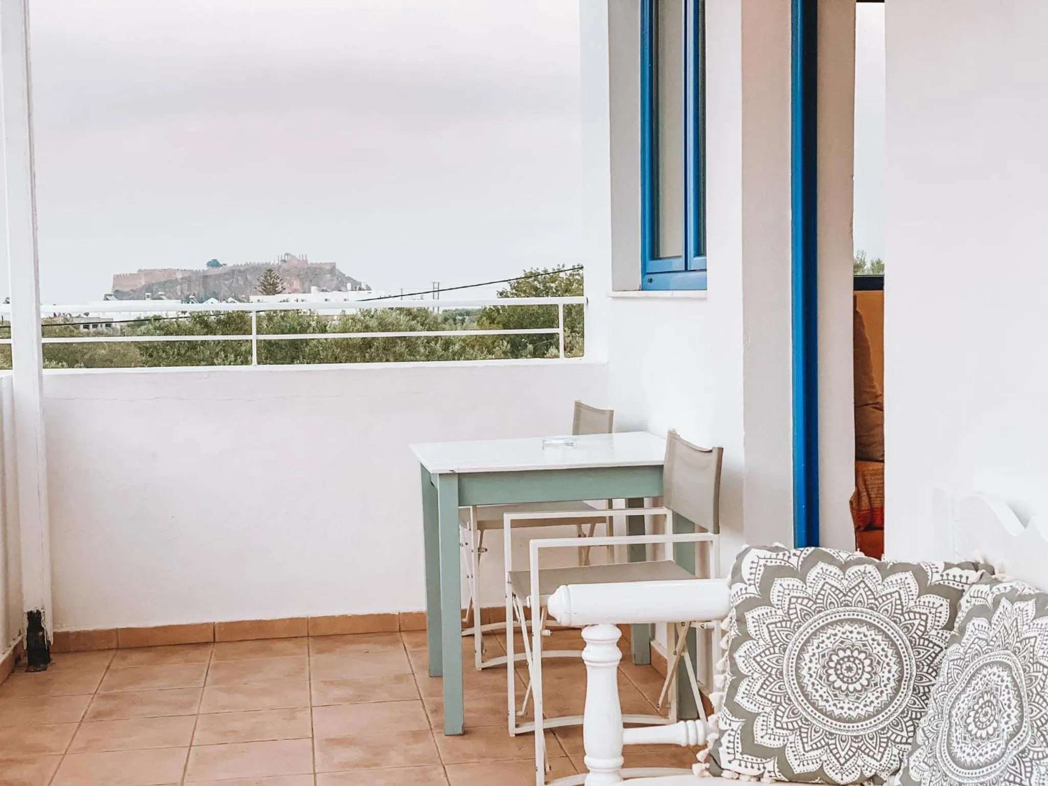 Balcony/Terrace in Lindos Athena