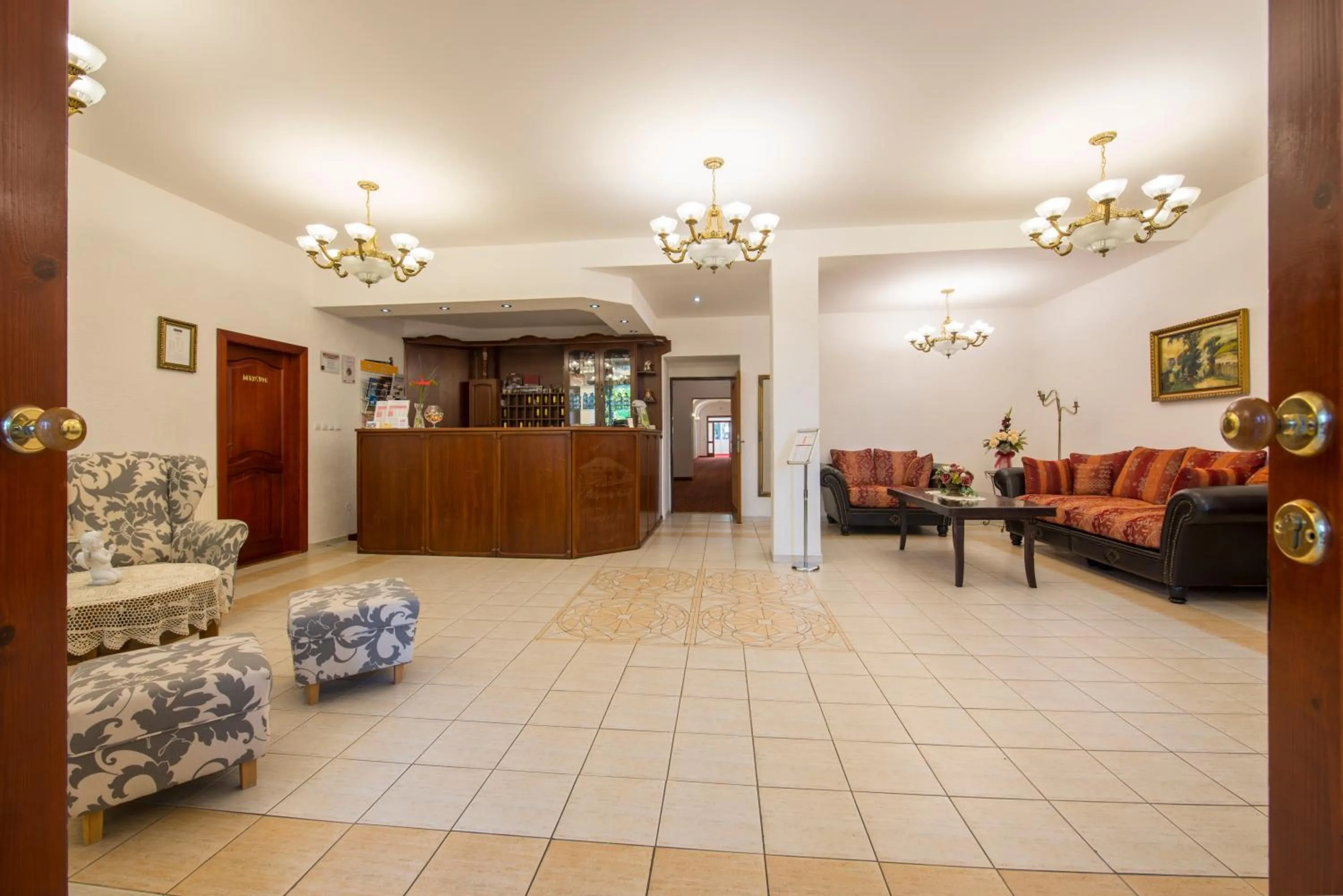 Lobby or reception in Svatojansky Kastiel