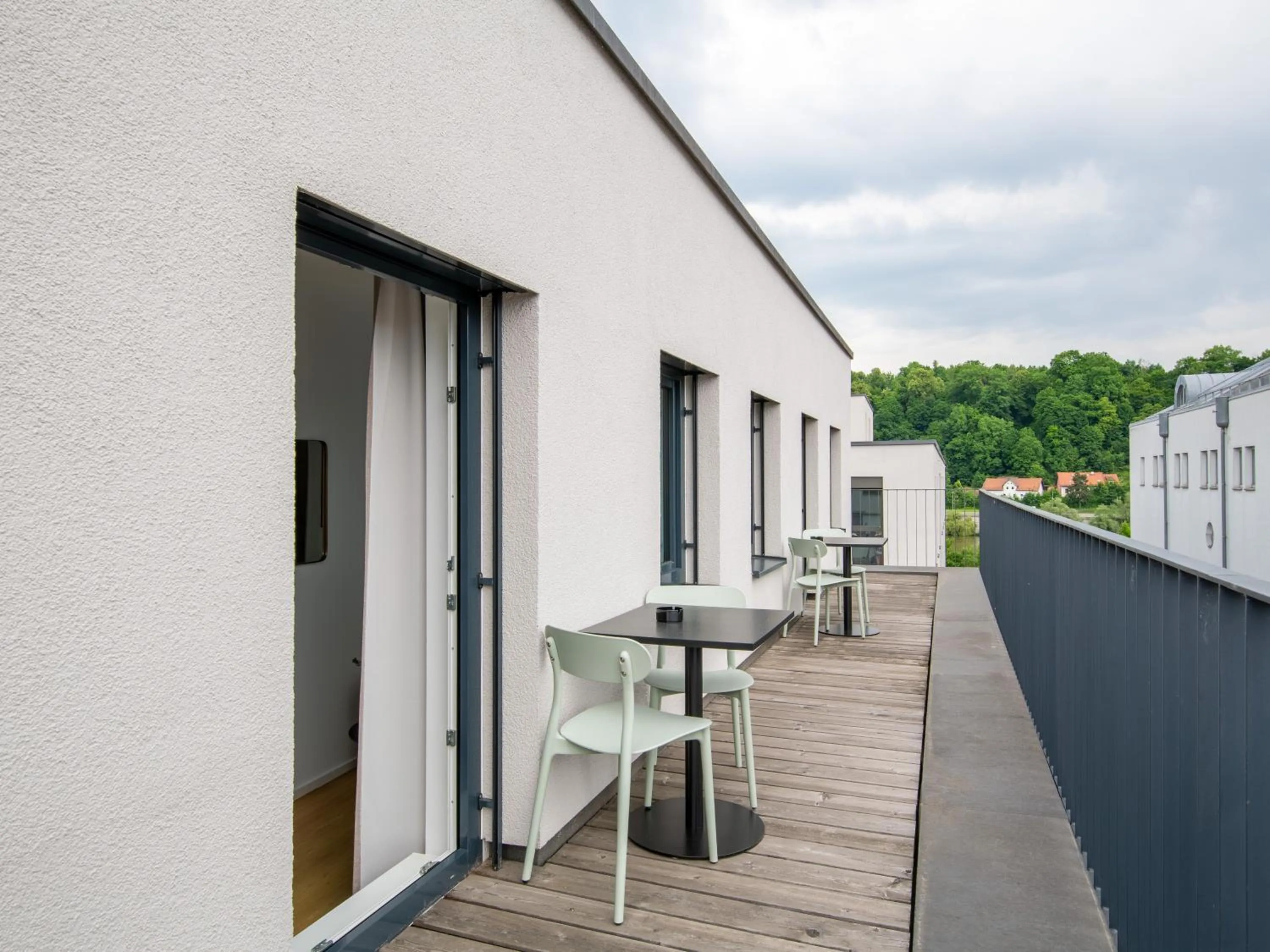 Balcony/Terrace in Limehome Passau Bahnhofstraße