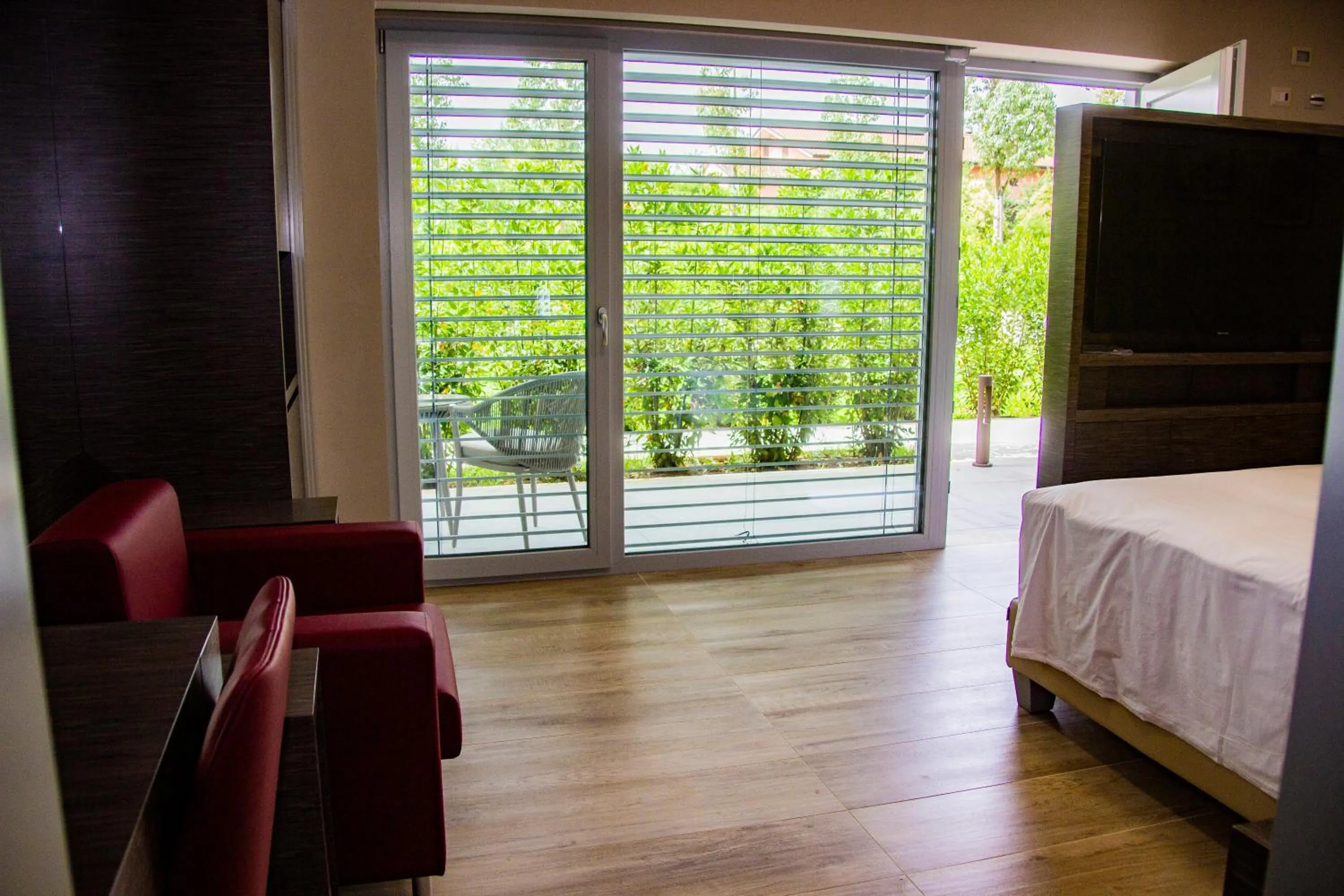 View (from property/room), Bed in Kairos Resort & SPA