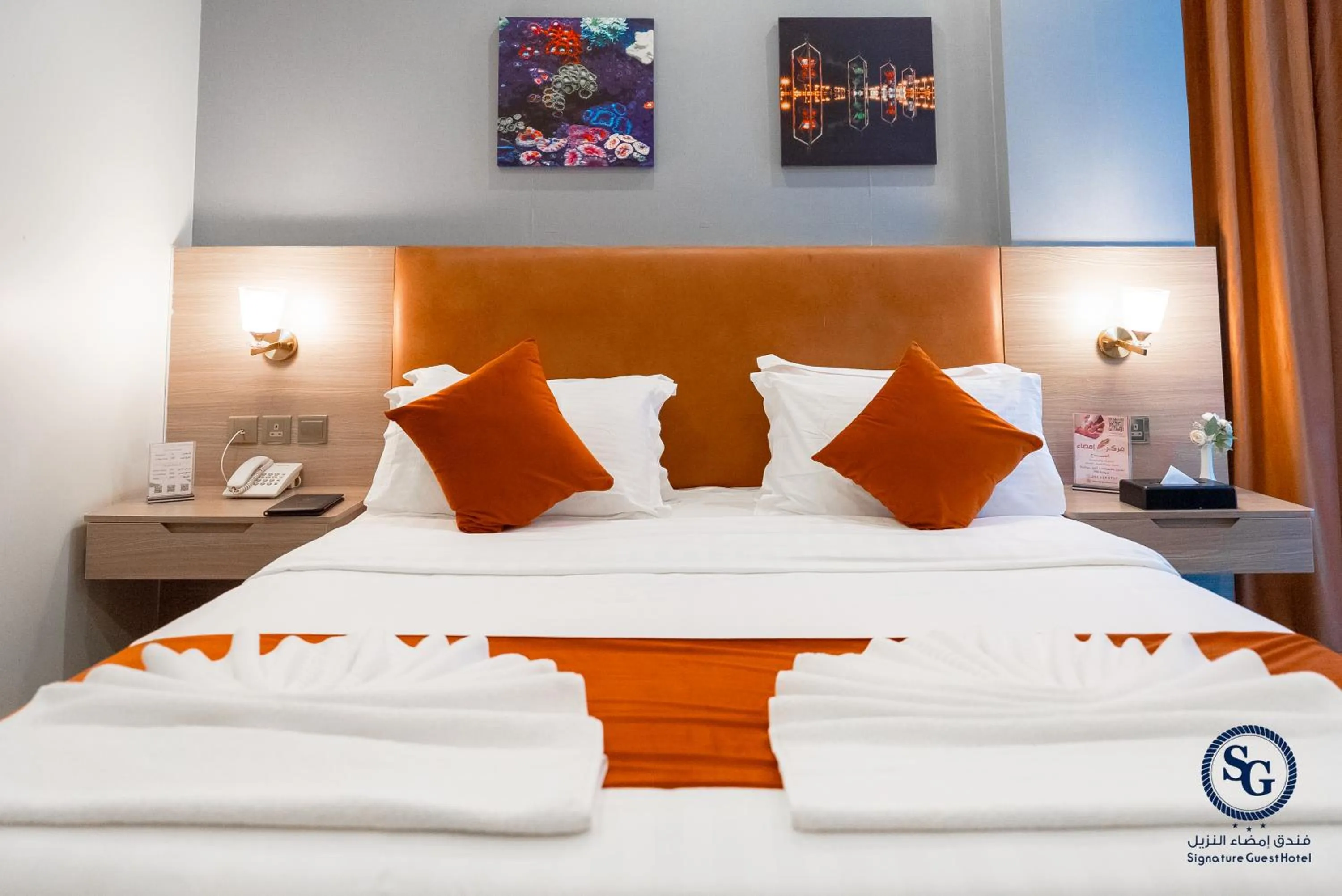 Bedroom, Bed in Signature Guest Hotel فندق إمضاء النزيل الفندقية