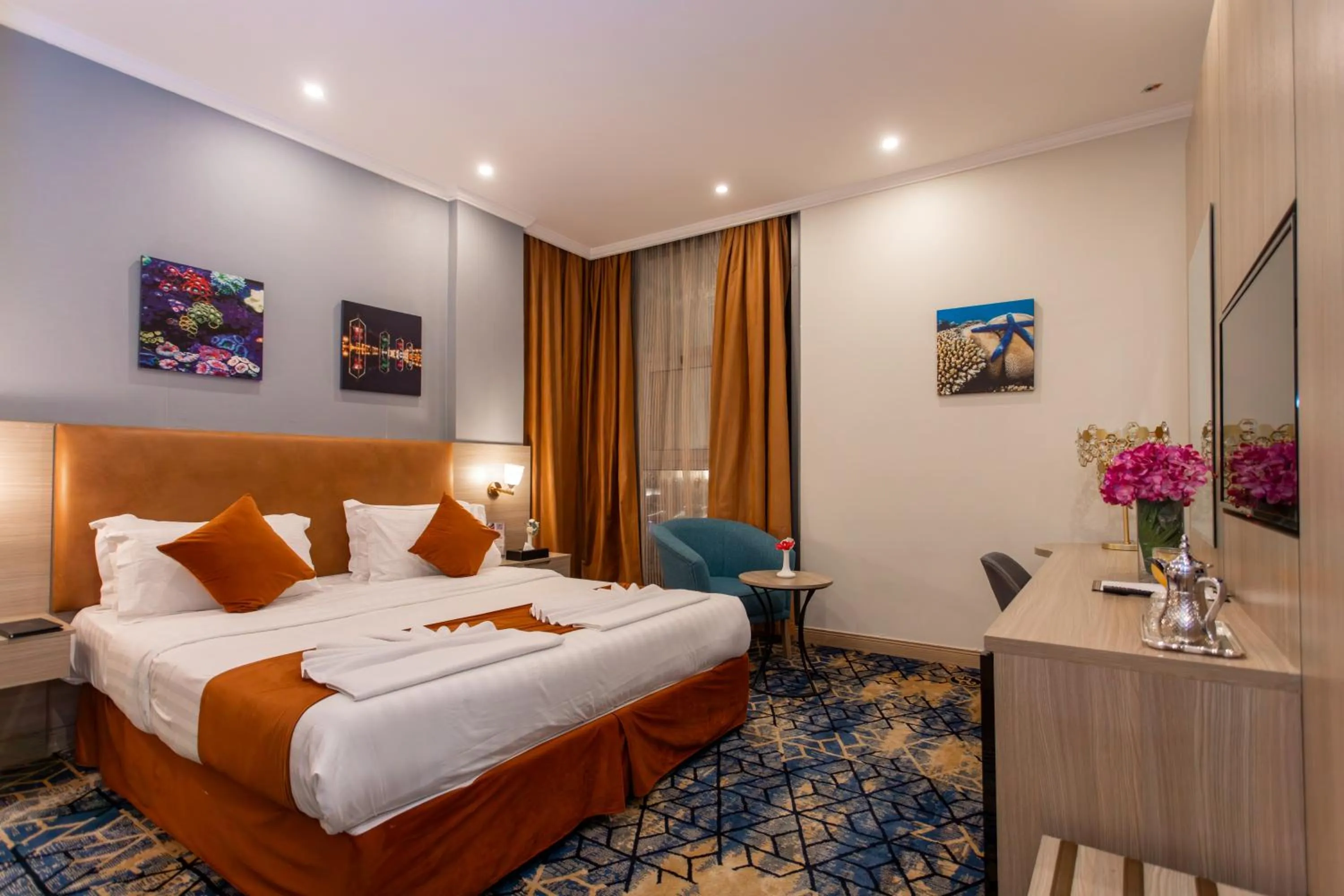 Bedroom, Bed in Signature Guest Hotel فندق إمضاء النزيل الفندقية