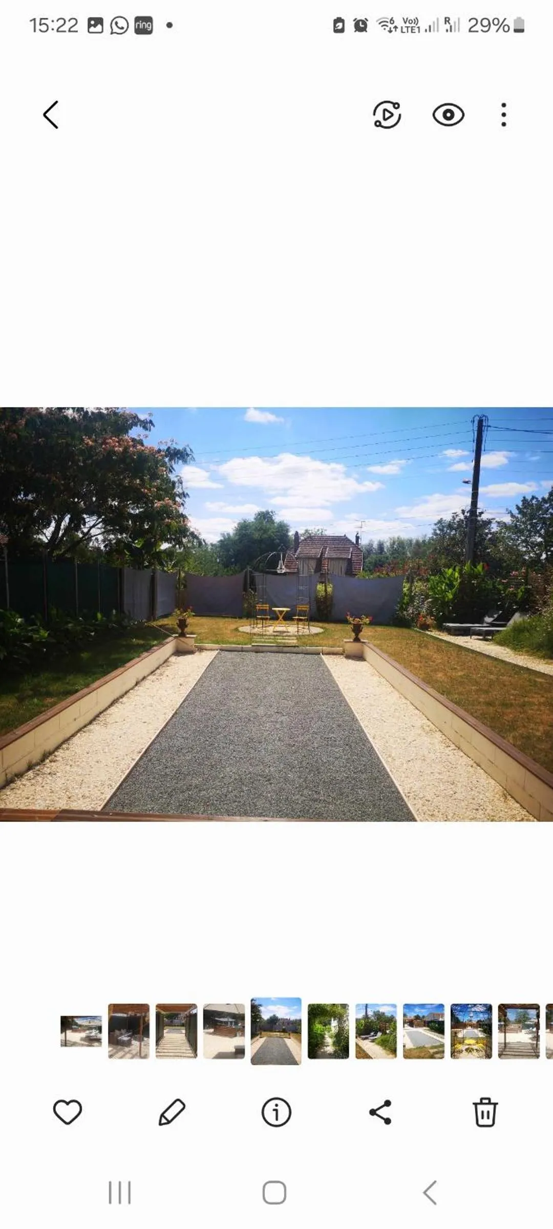 Garden in R & R BERGERAC