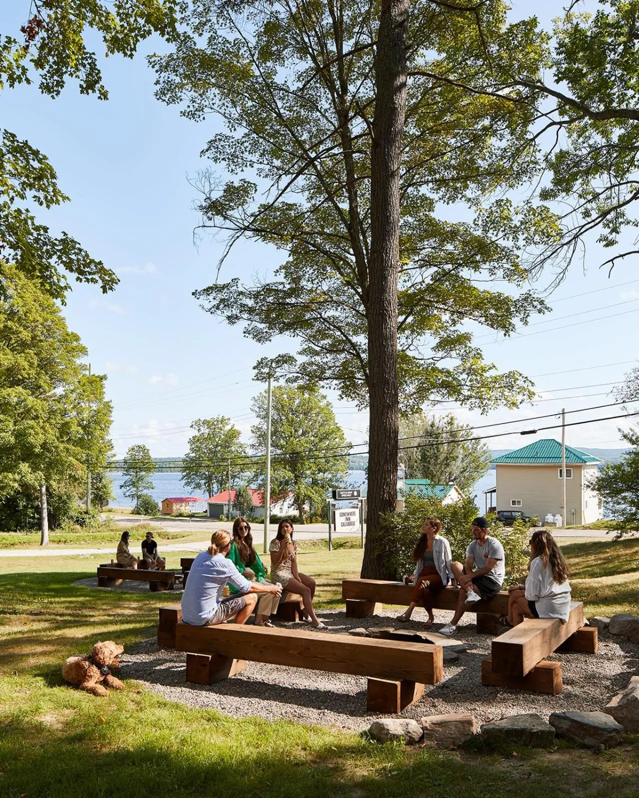 Patio in Somewhere Inn Calabogie
