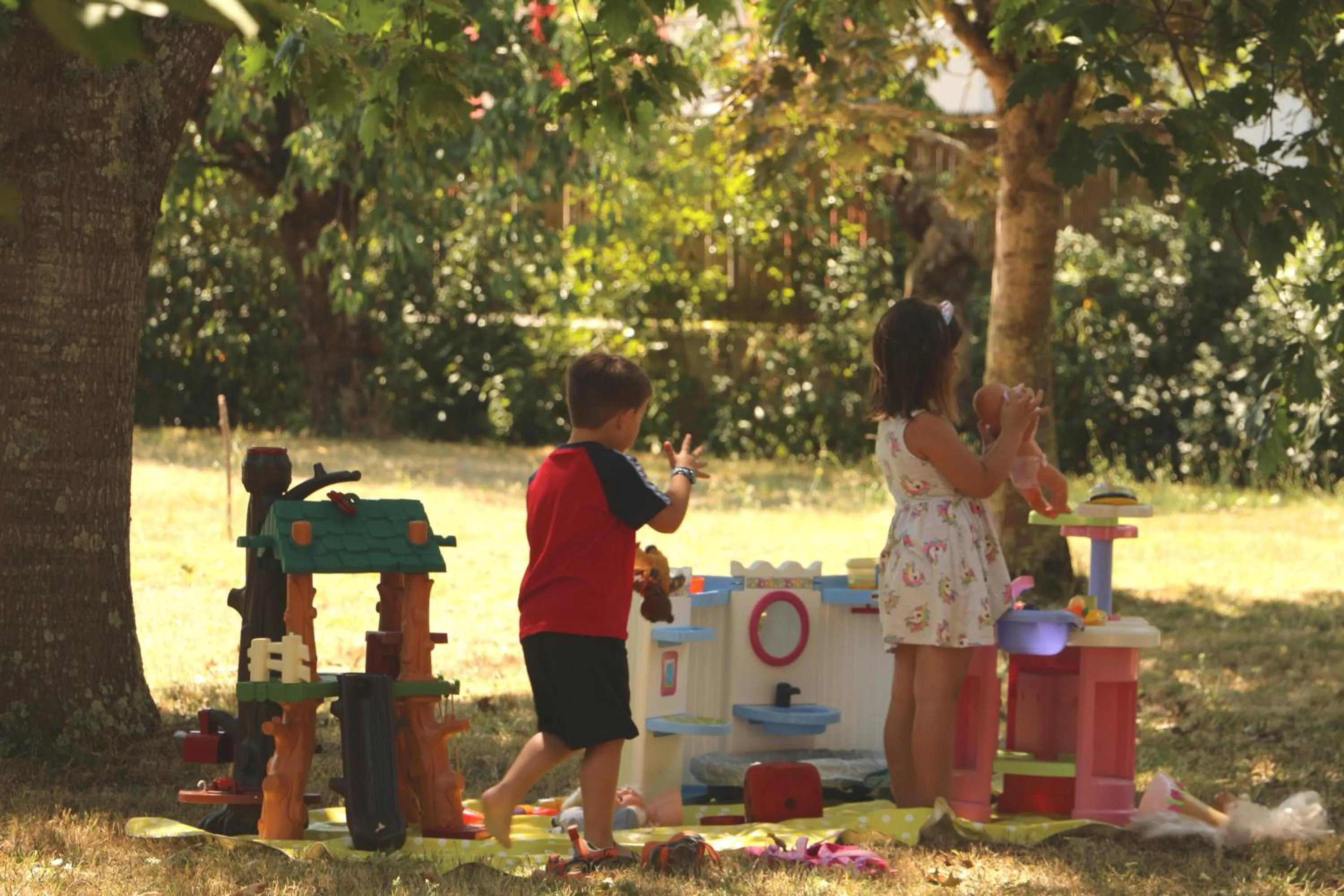 Children play ground in La Closerie de l'Autan