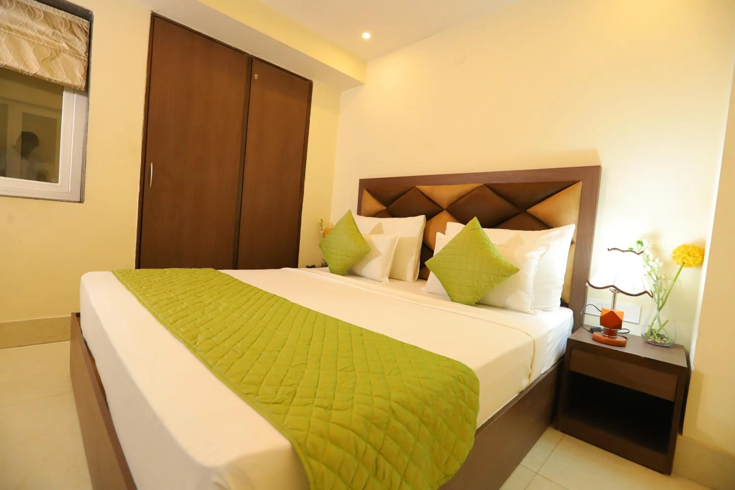 Bed in Hotel Mayur Assam - New Delhi Railway Station